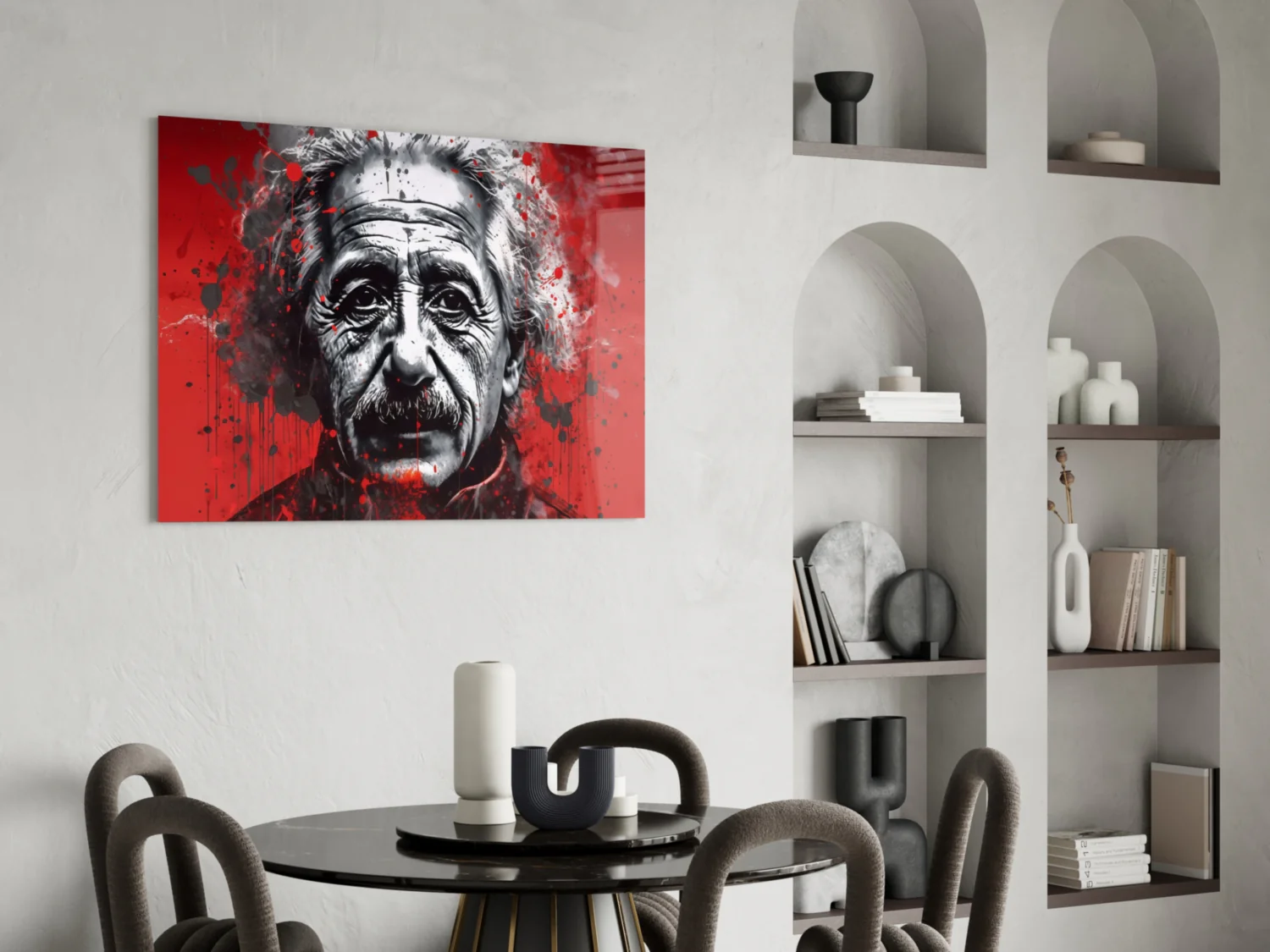 Einstein Glass Wall Art || Designers Collection - Image 5