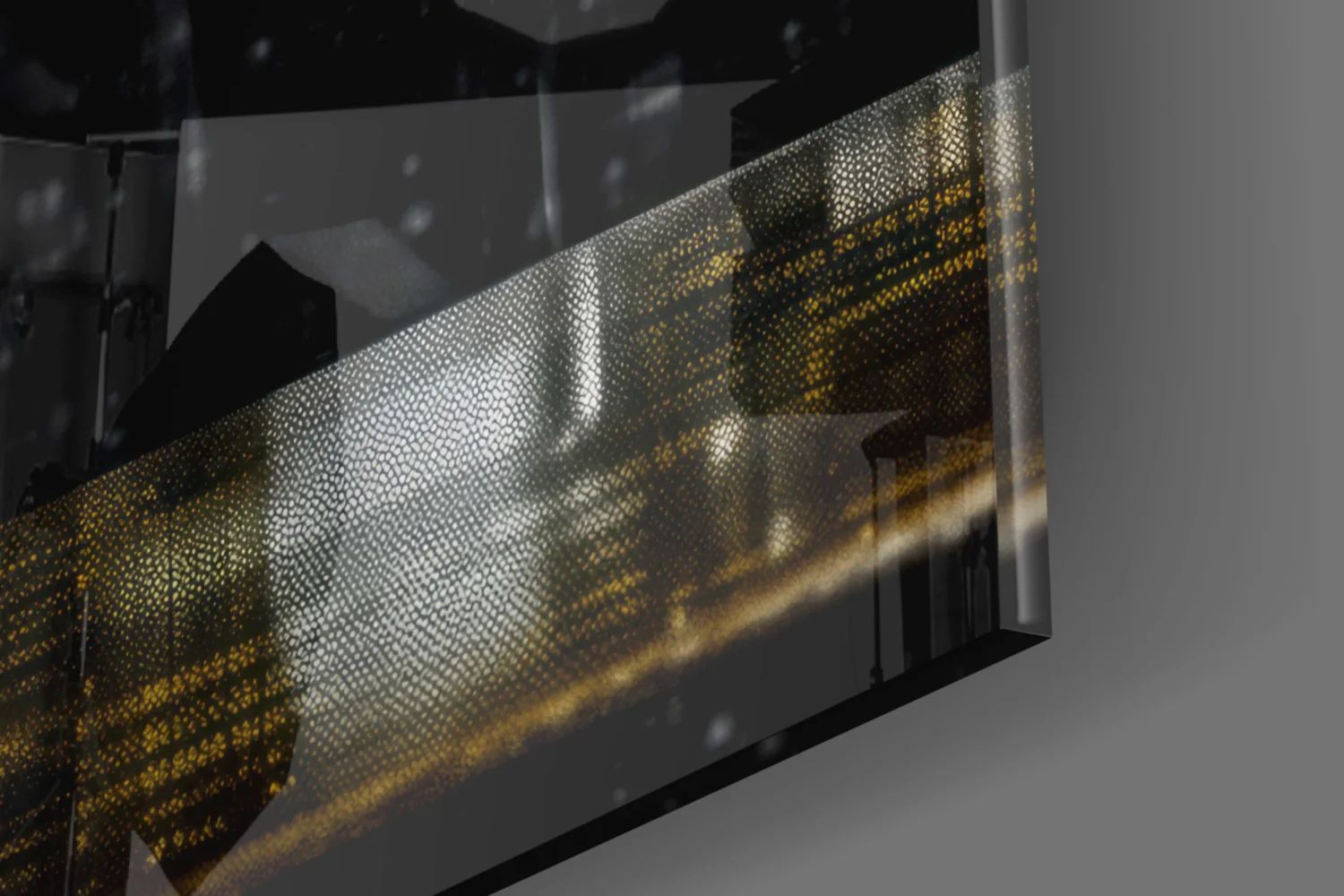 Einstein in the Bar Glass Wall Art || Designers Collection - Image 7