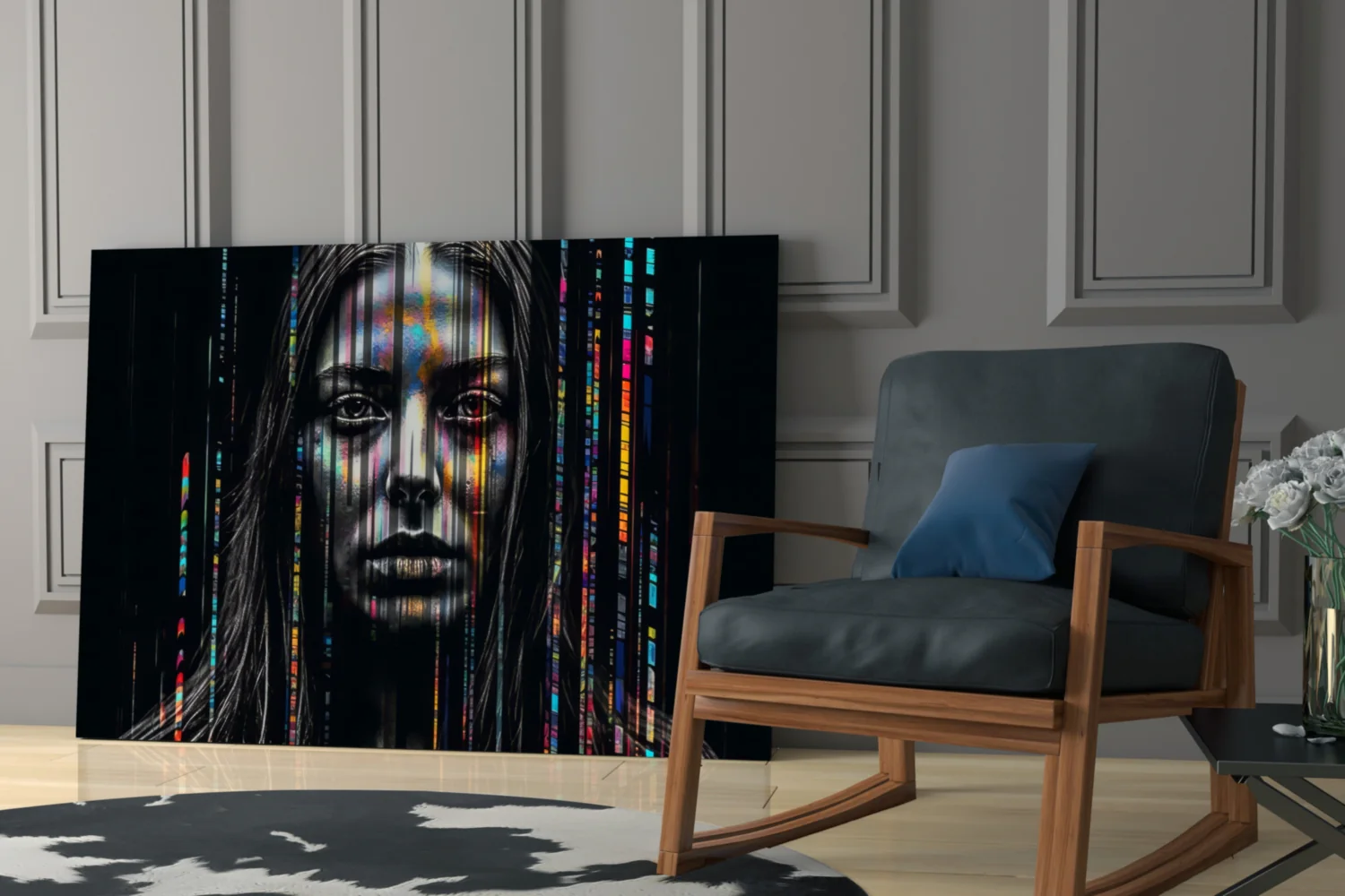 Color Stream Glass Wall Art || Designers Collection - Image 6