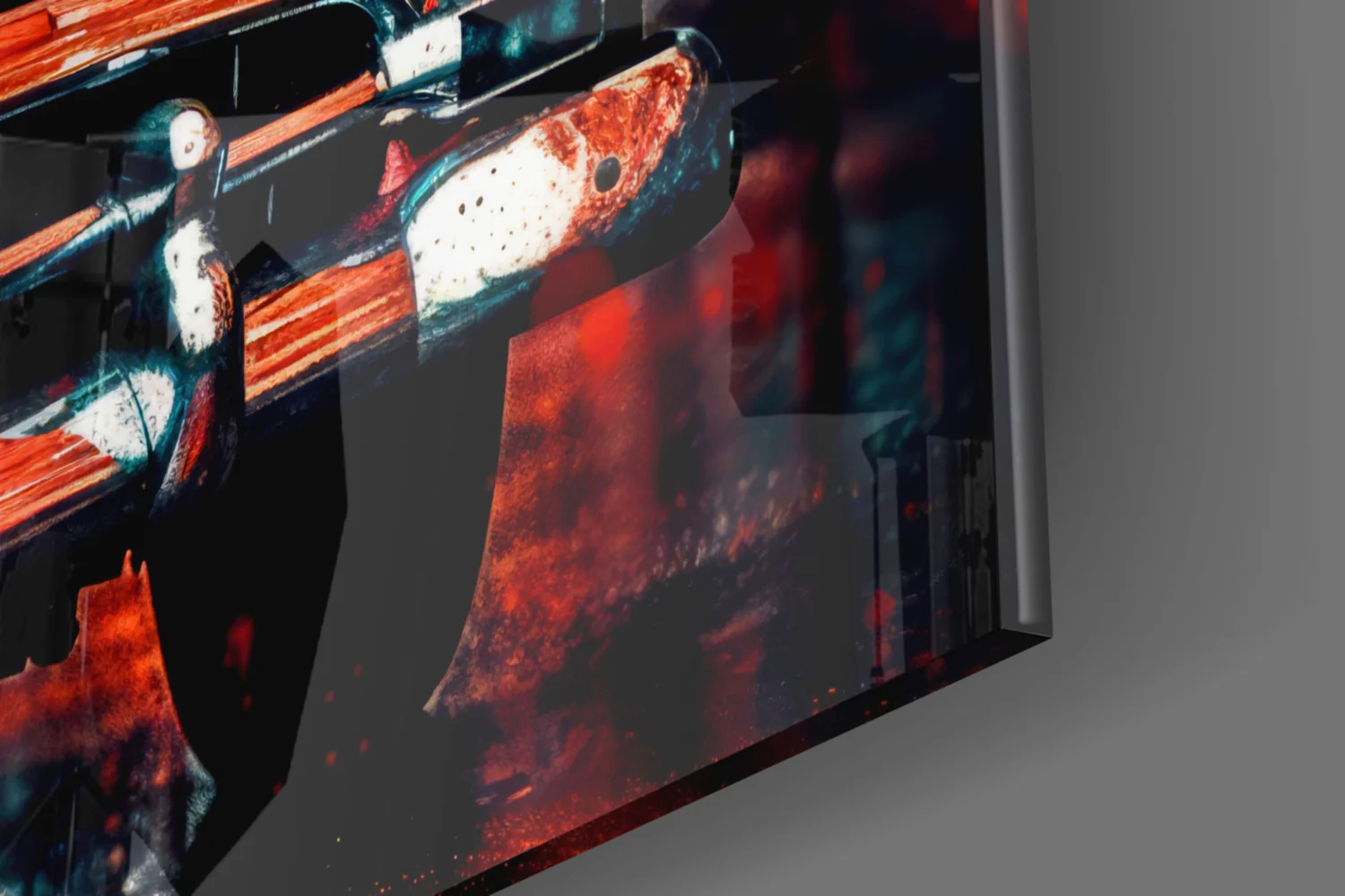 Vintage American Car Glass Wall Art || Designers Collection - Image 7