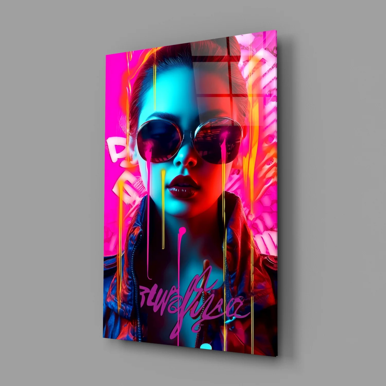 Stylish Woman Glass Wall Art || Designer Collection - Image 2