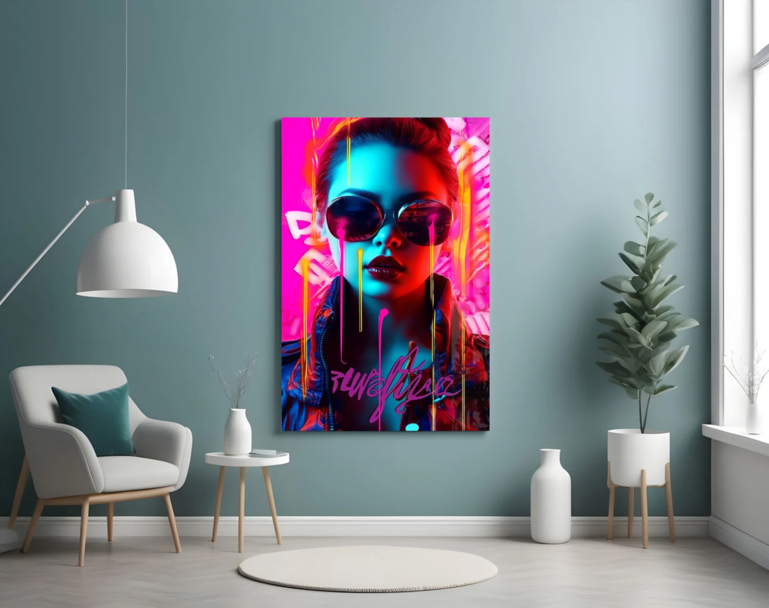 Stylish Woman Glass Wall Art || Designer Collection - Image 4
