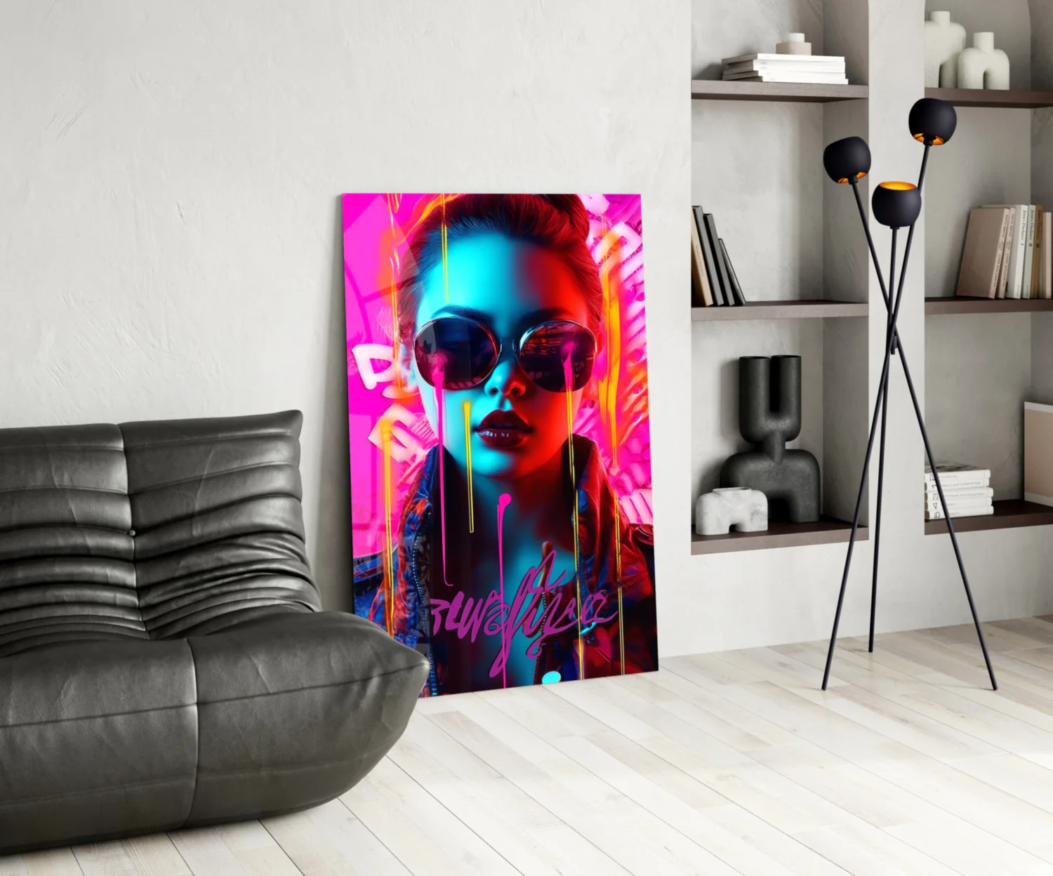 Stylish Woman Glass Wall Art || Designer Collection - Image 5