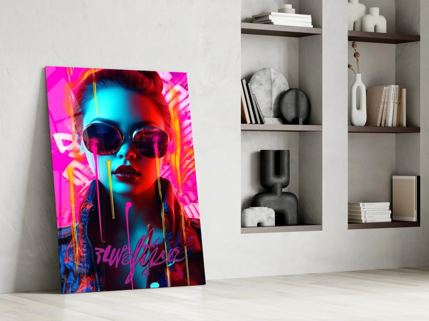 Stylish Woman Glass Wall Art || Designer Collection - Image 6