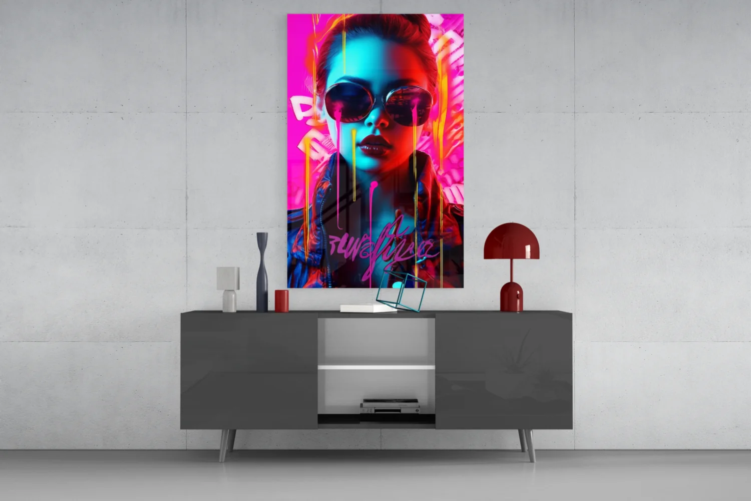 Stylish Woman Glass Wall Art || Designer Collection - Image 8