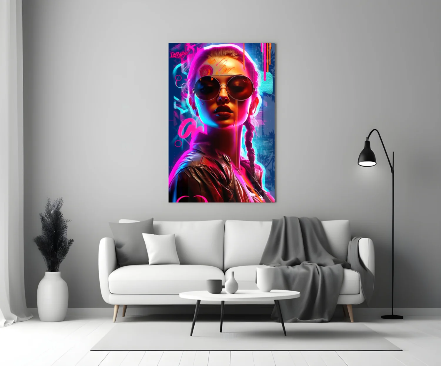 Stylish Woman Glass Wall Art || Designer Collection - Image 3