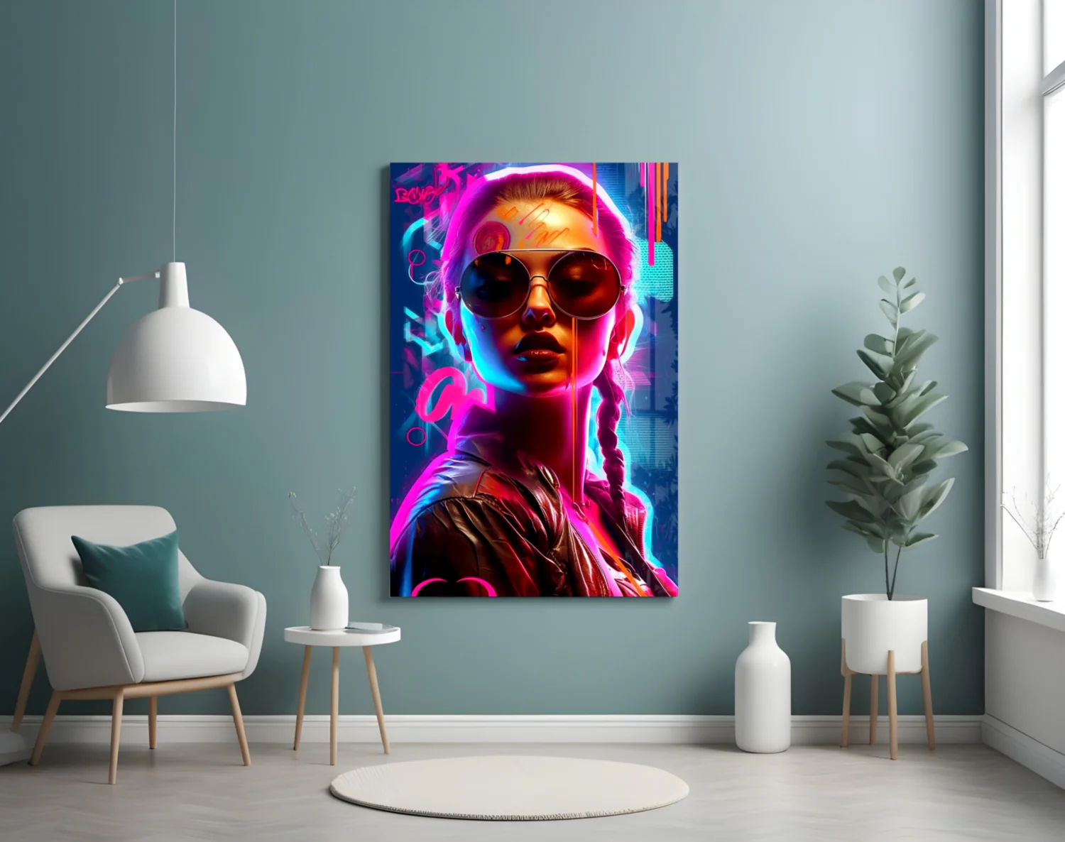 Stylish Woman Glass Wall Art || Designer Collection - Image 4