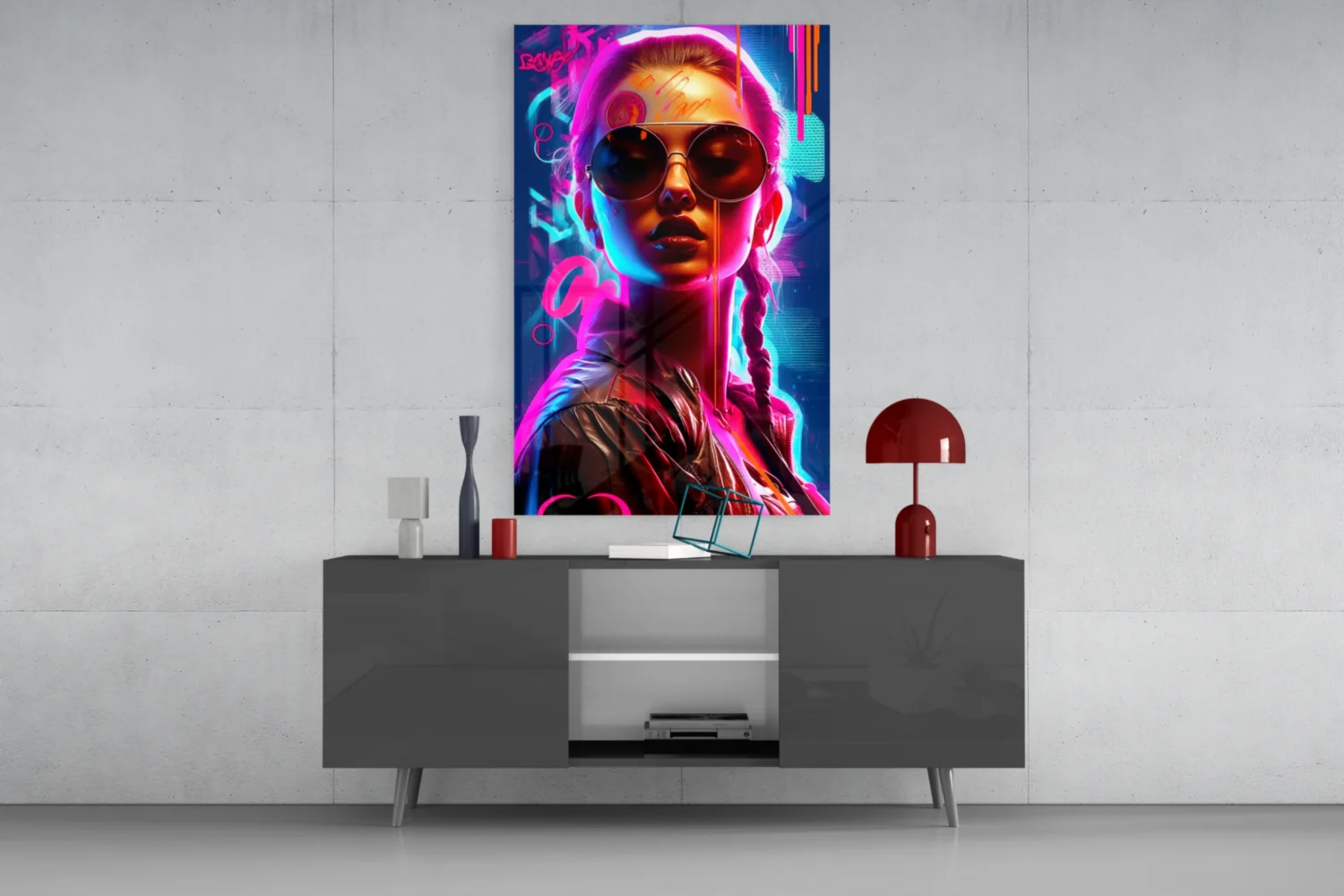 Stylish Woman Glass Wall Art || Designer Collection - Image 8