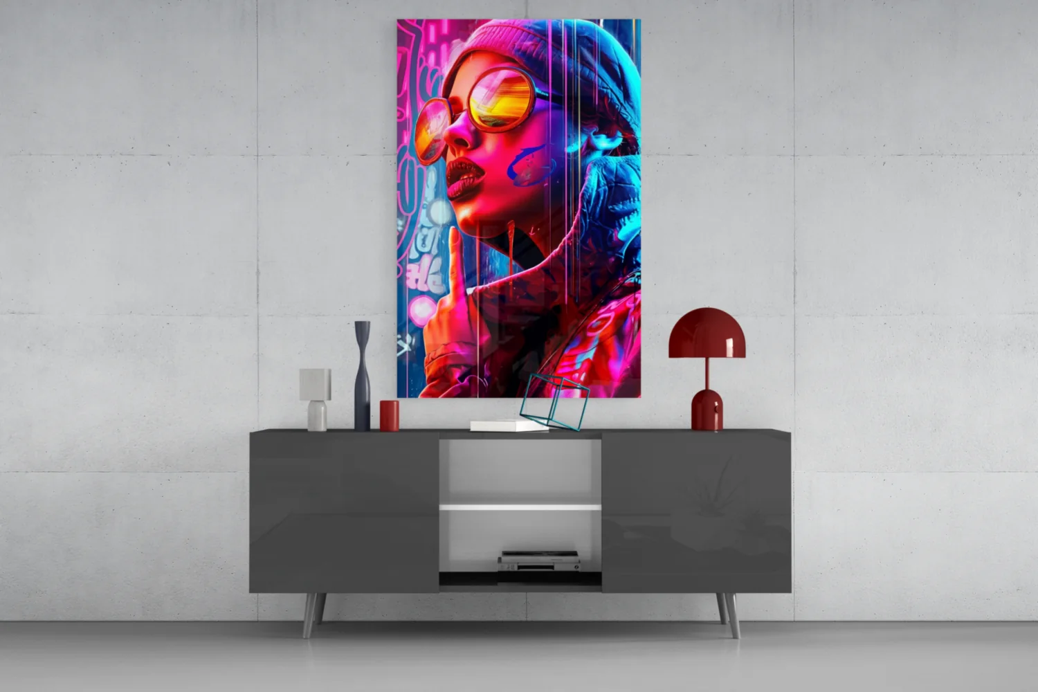 Stylish Woman Glass Wall Art || Designer Collection - Image 8