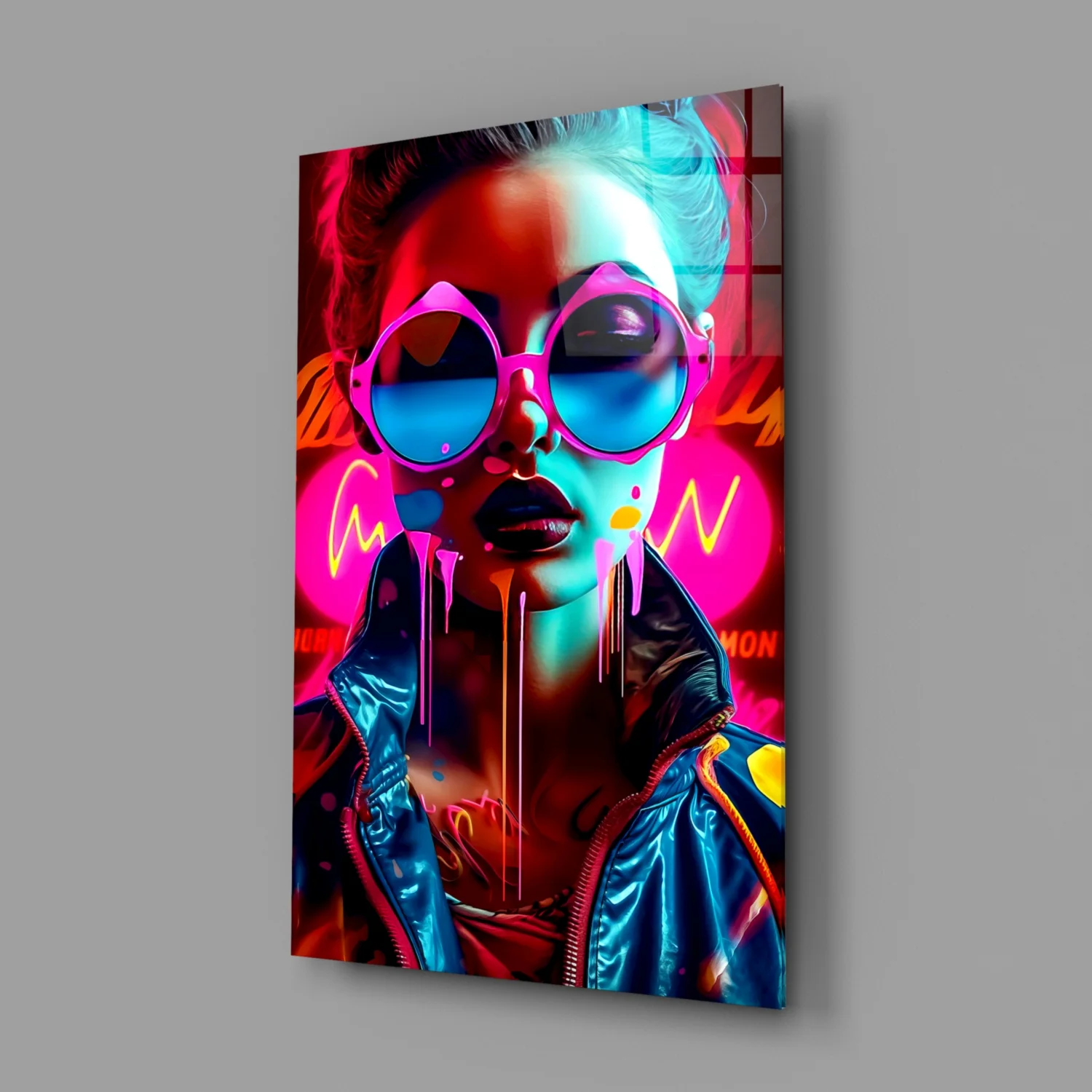 Stylish Woman Glass Wall Art || Designer Collection - Image 2
