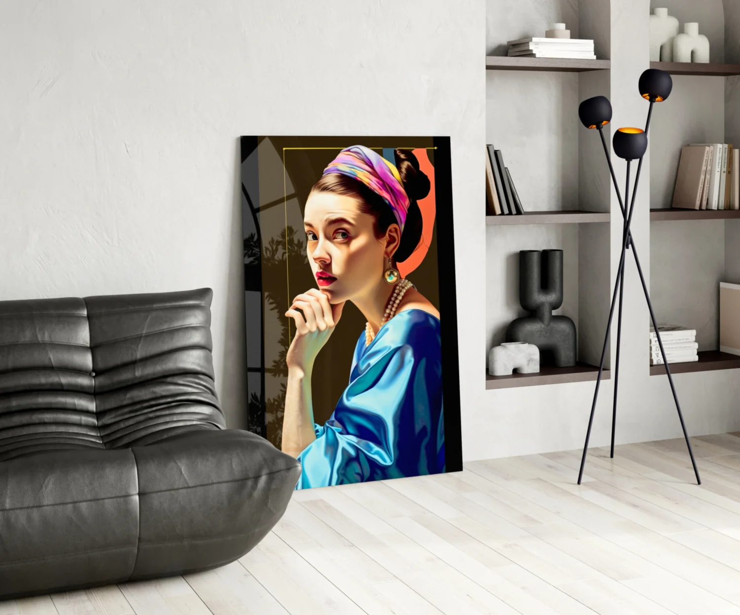 Girl With A Pearl Earring Glass Wall Art || Designer Collection - Image 5