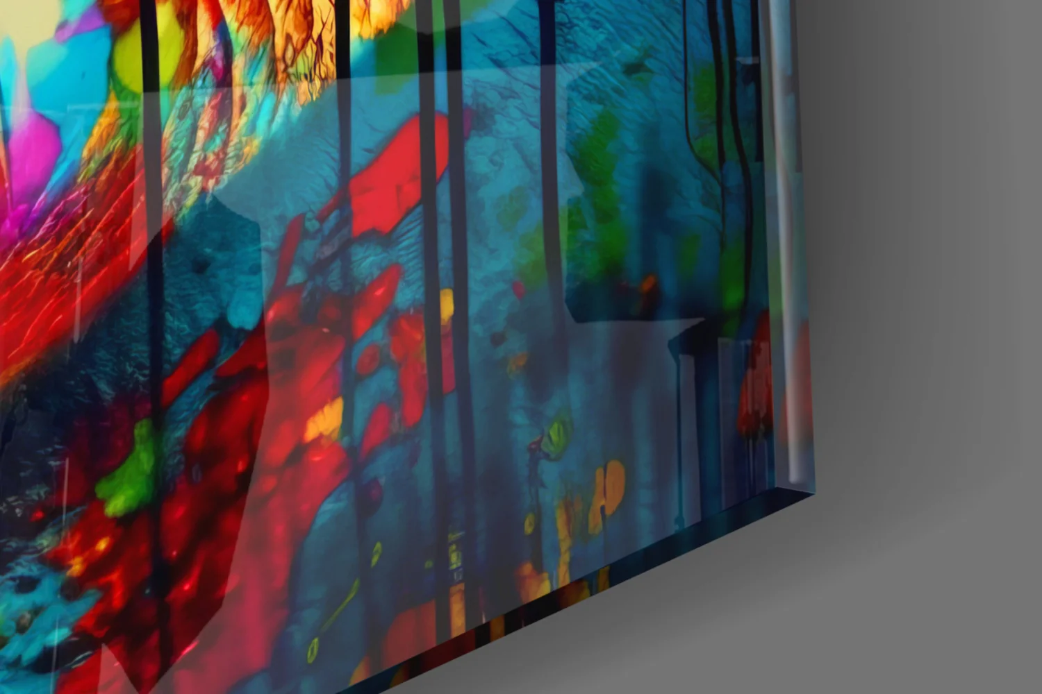 Lips Glass Wall Art || Designer Collection - Image 7