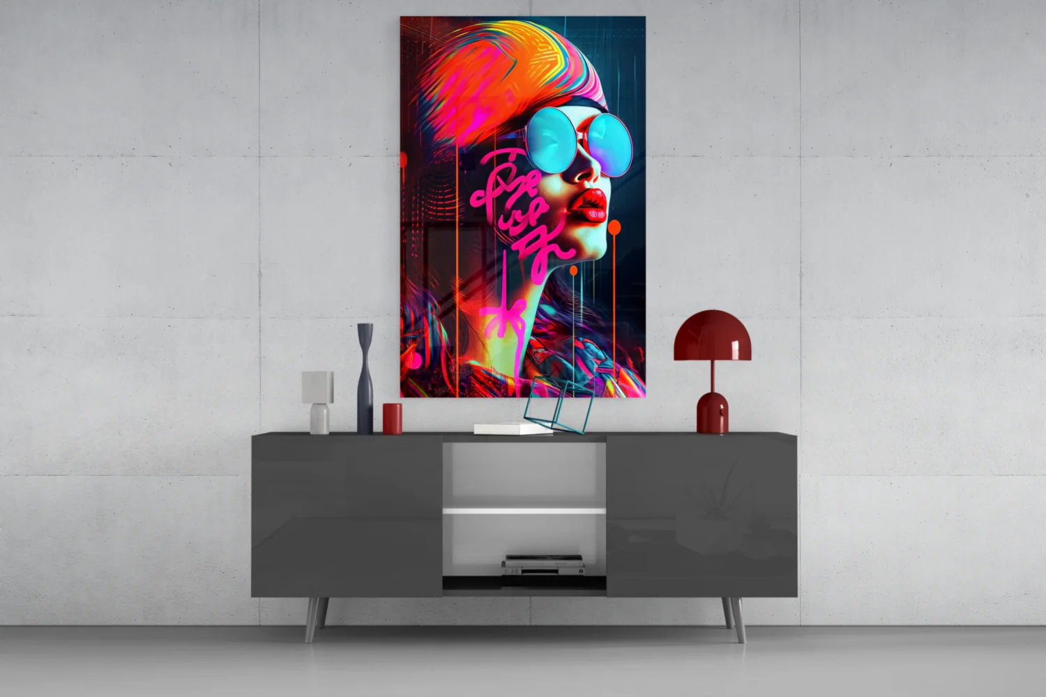 Lips and Looks Glass Wall Art || Designer Collection - Image 8