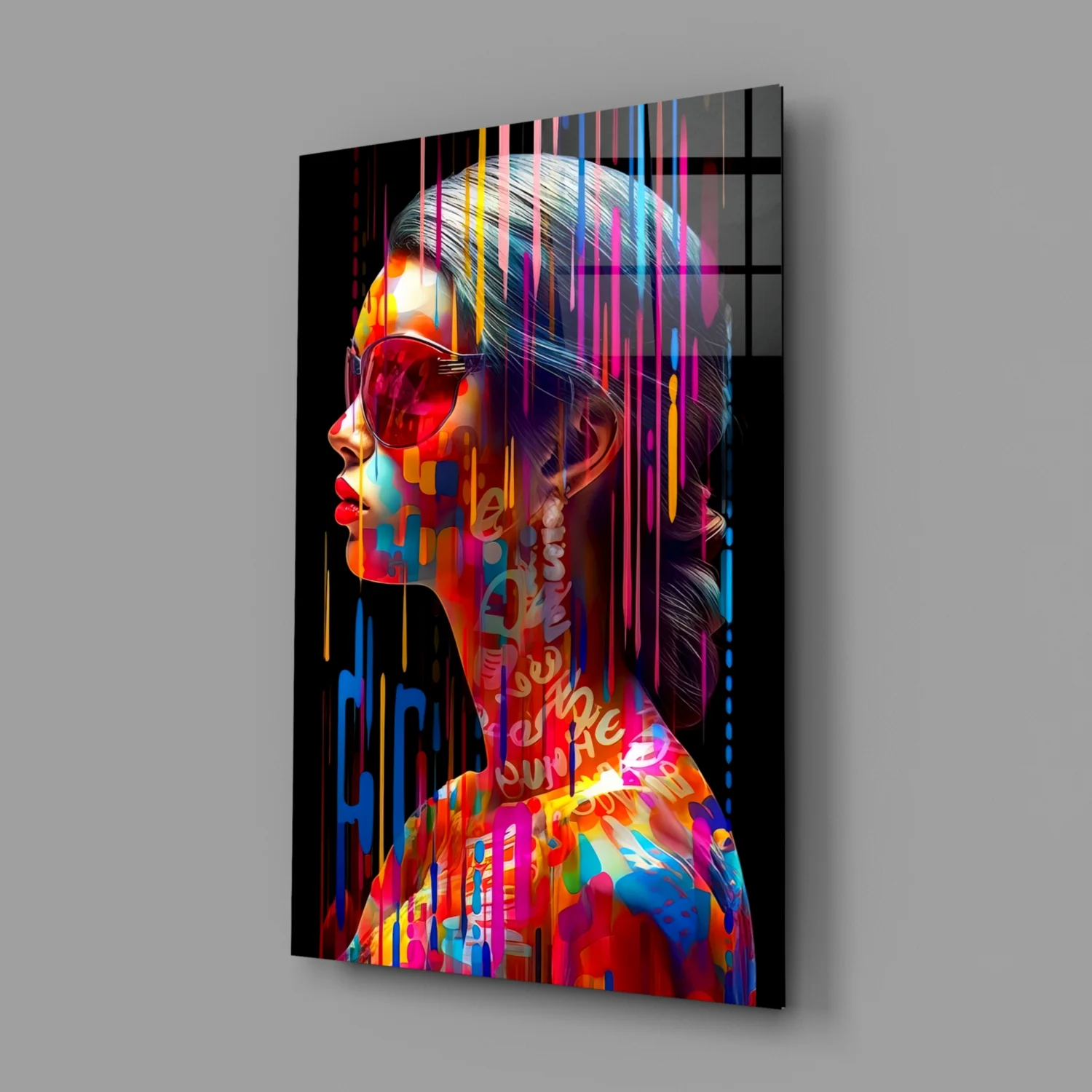 Beauty in Colors Glass Wall Art || Designer Collection - Image 2