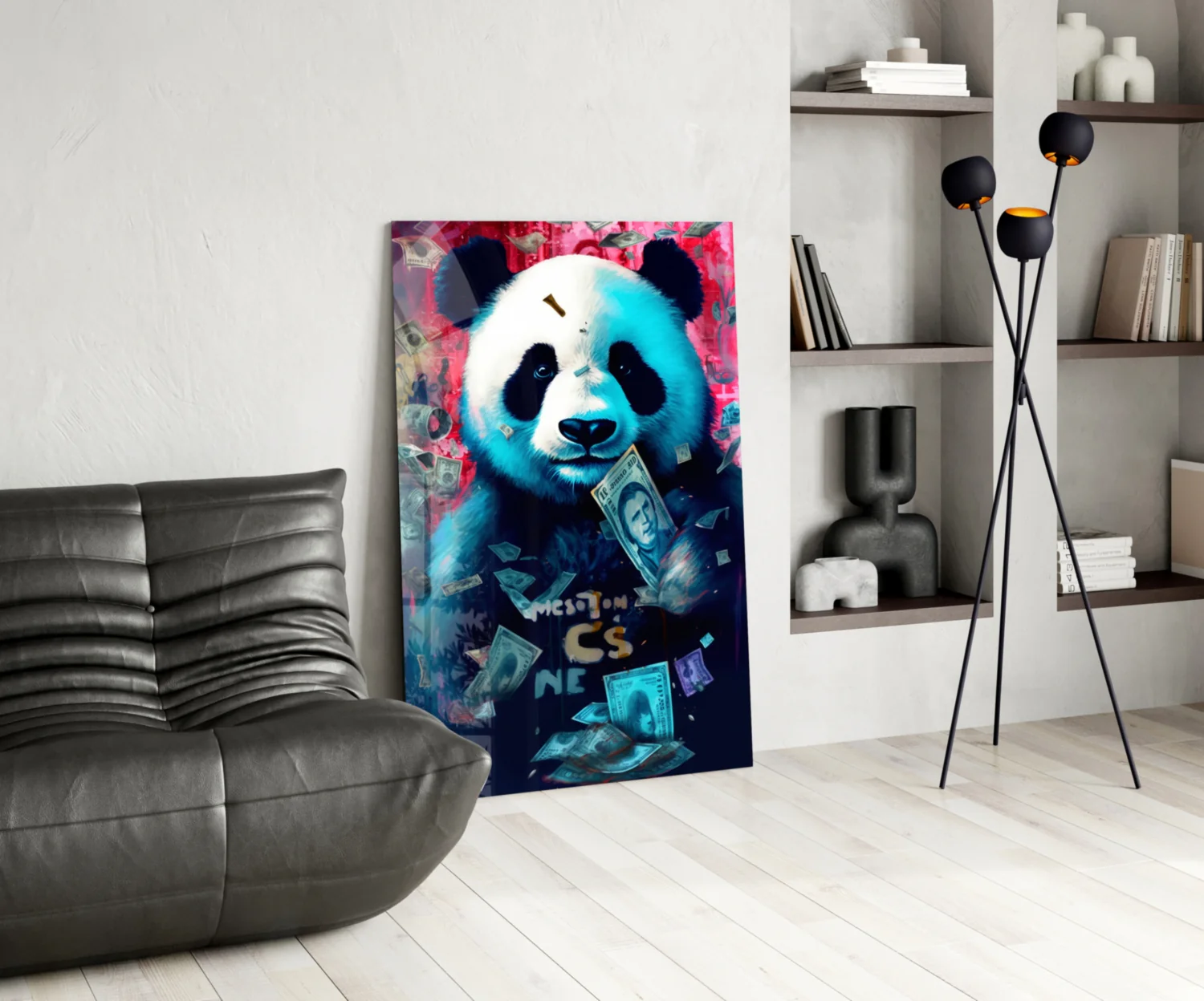 Rich Panda Glass Wall Art || Designer Collection - Image 5