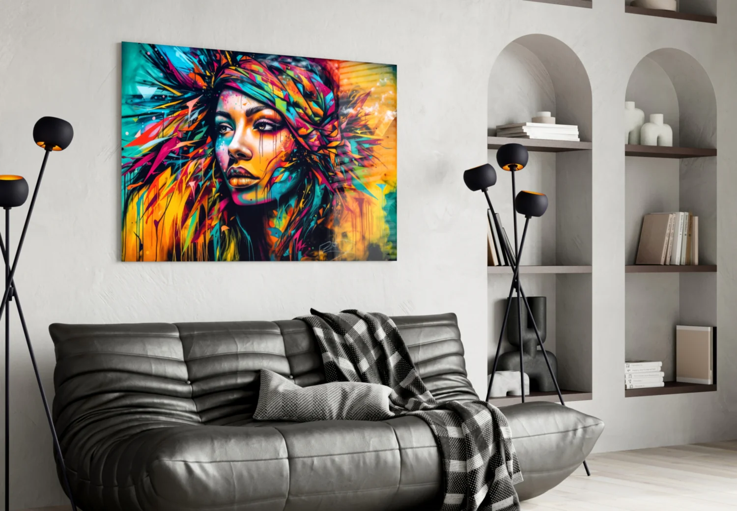 Beauty Glass Wall Art || Designer Collection - Image 4