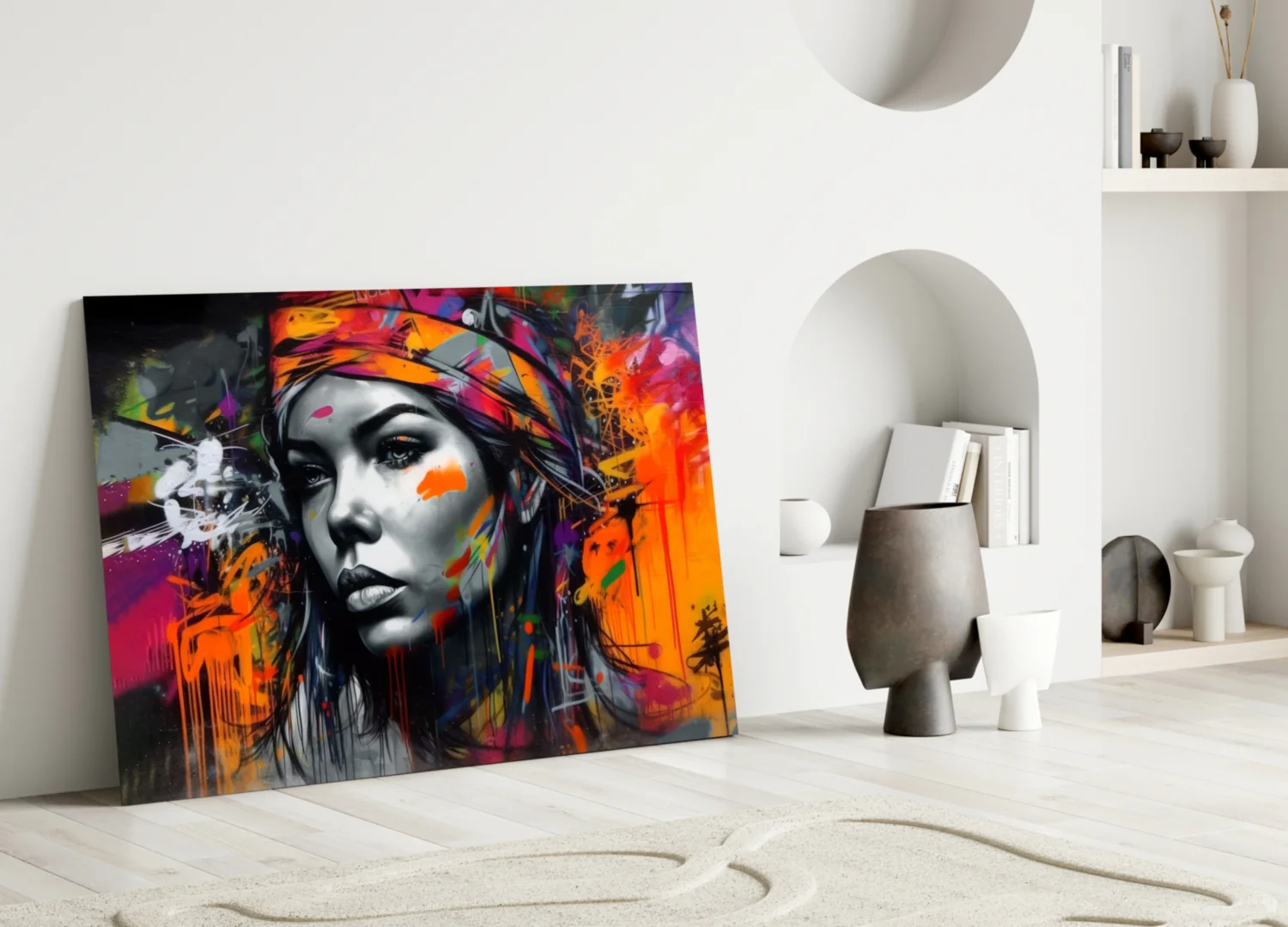 Peaceful Mind Glass Wall Art || Designers Collection - Image 3
