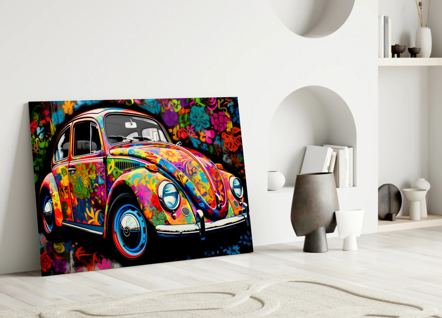 Flowering VW Glass Wall Art || Designer Collection - Image 3