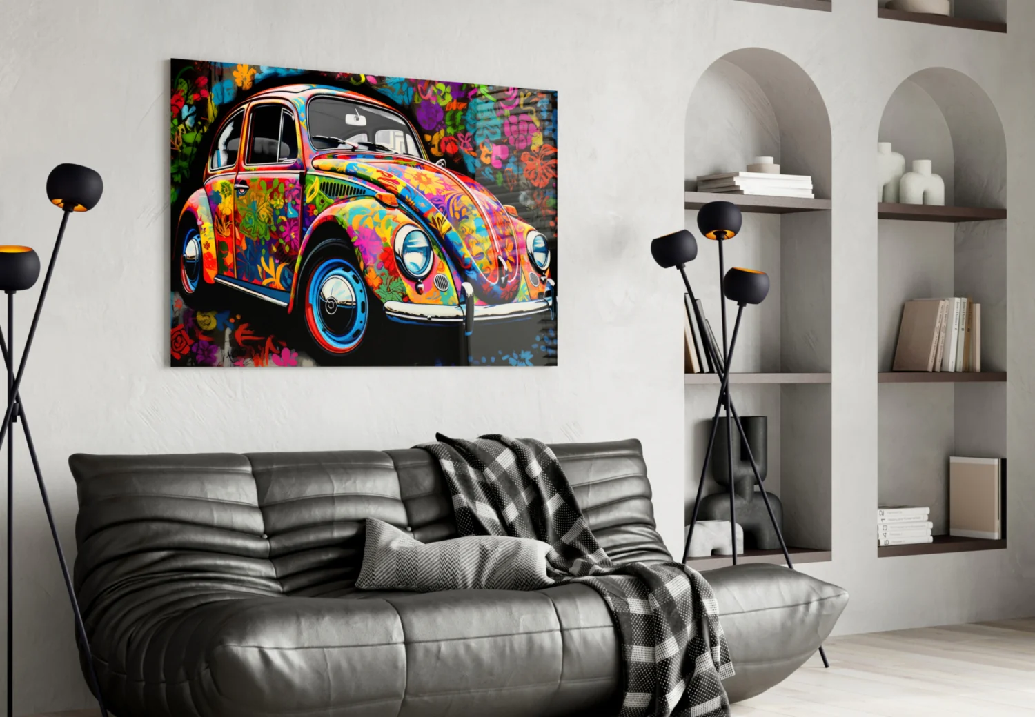 Flowering VW Glass Wall Art || Designer Collection - Image 4