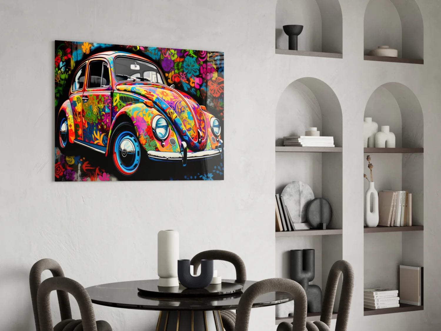 Flowering VW Glass Wall Art || Designer Collection - Image 5