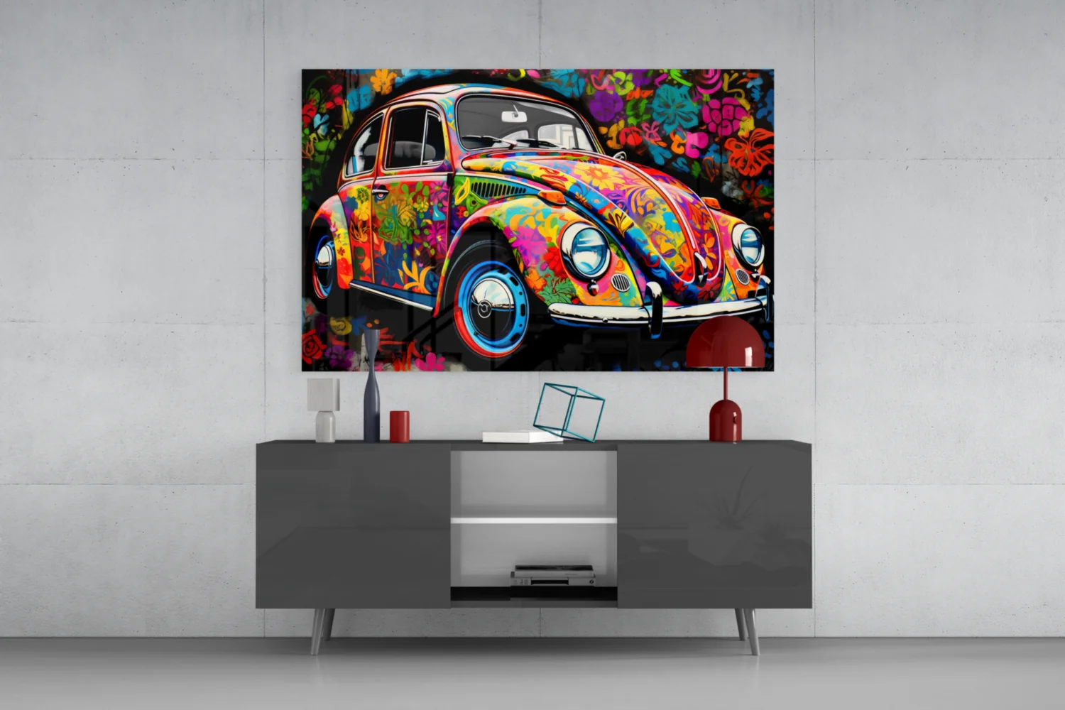 Flowering VW Glass Wall Art || Designer Collection - Image 8