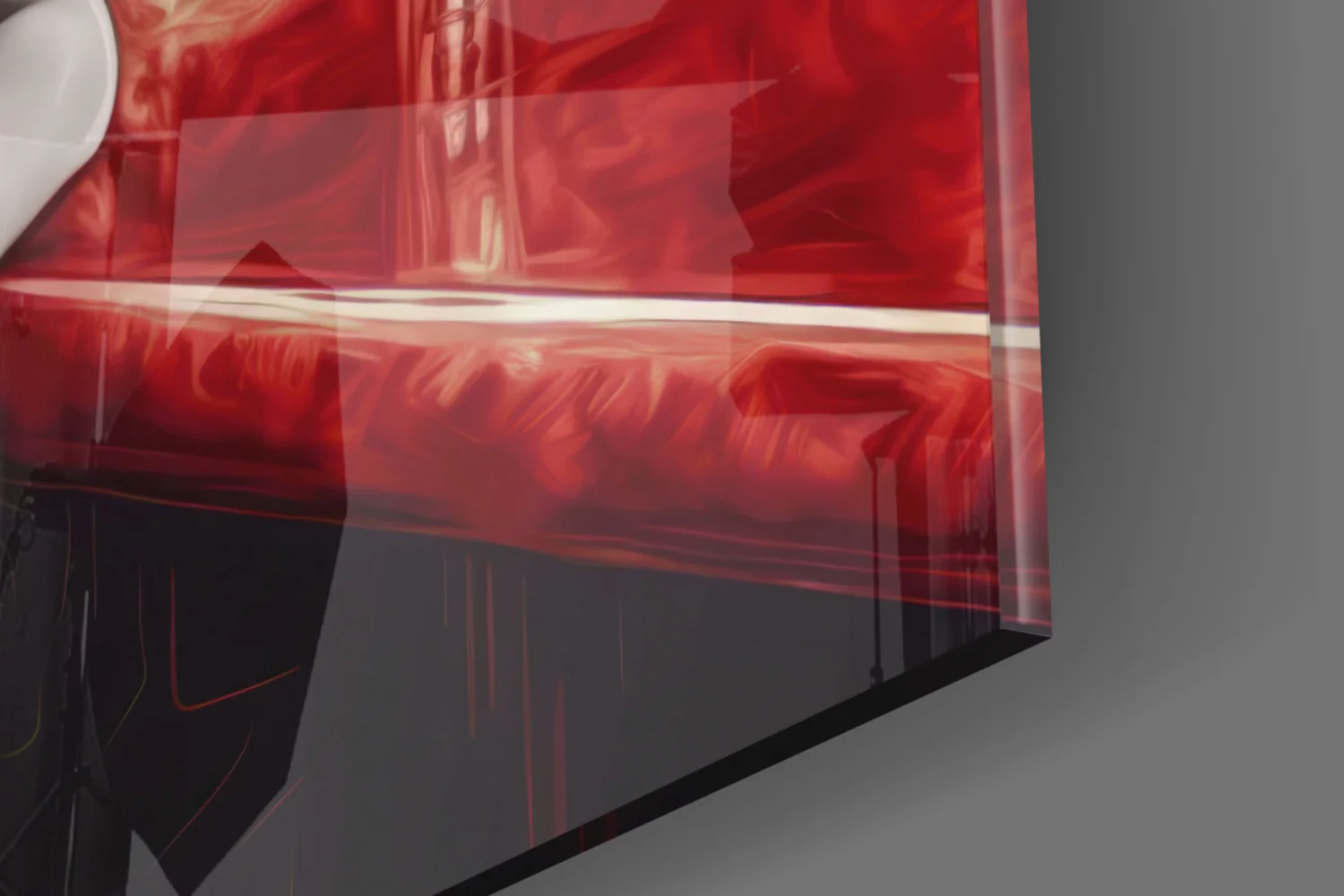 Marilyn in the Bar Glass Wall Art || Designer Collection - Image 7
