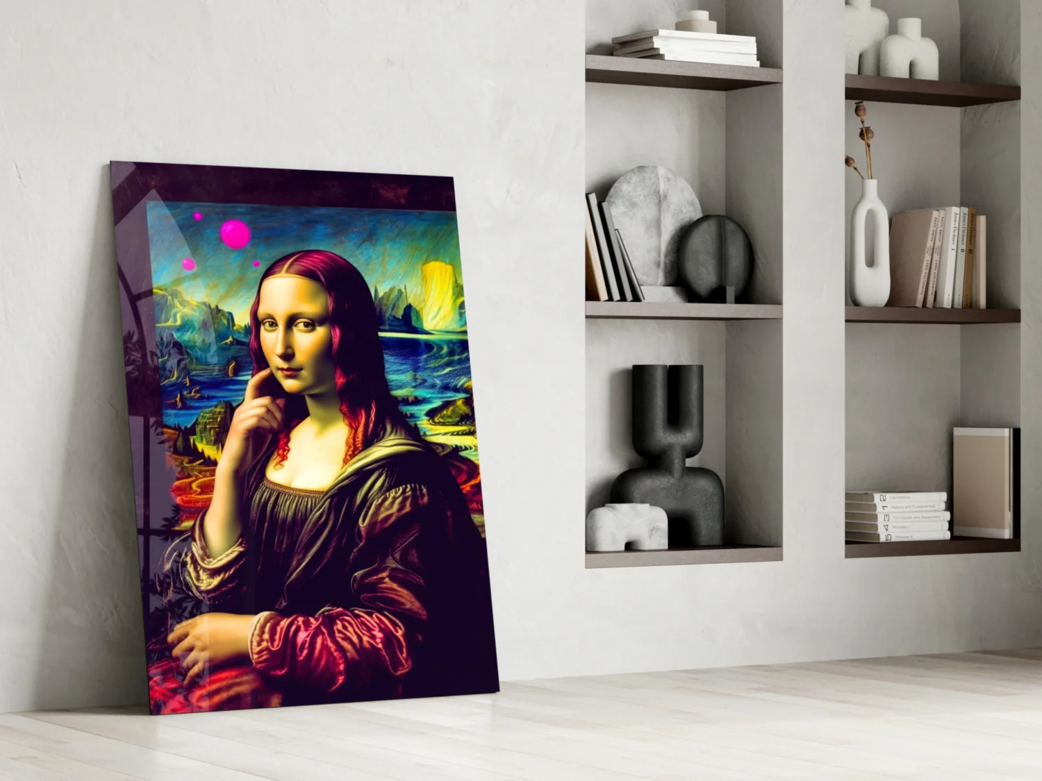 Mona Lisa V2 Glass Wall Art || Designer Collection - Image 6