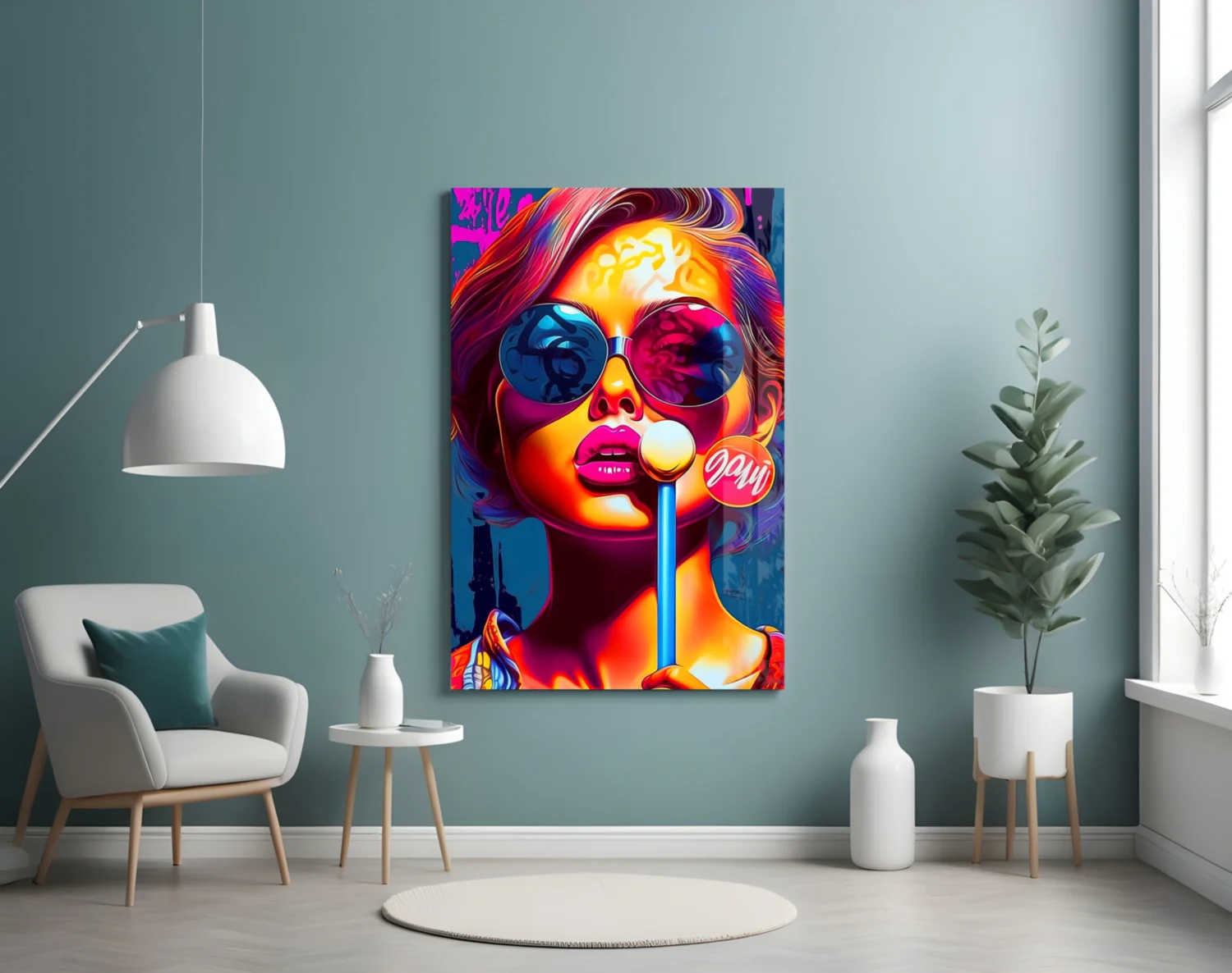 Lollipop Glass Wall Art || Designer Collection - Image 4