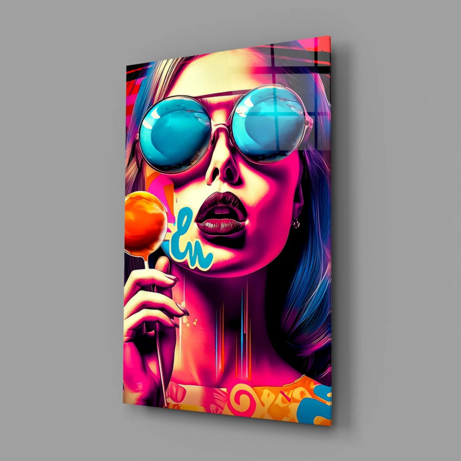 Lollipop Glass Wall Art || Designer Collection - Image 2