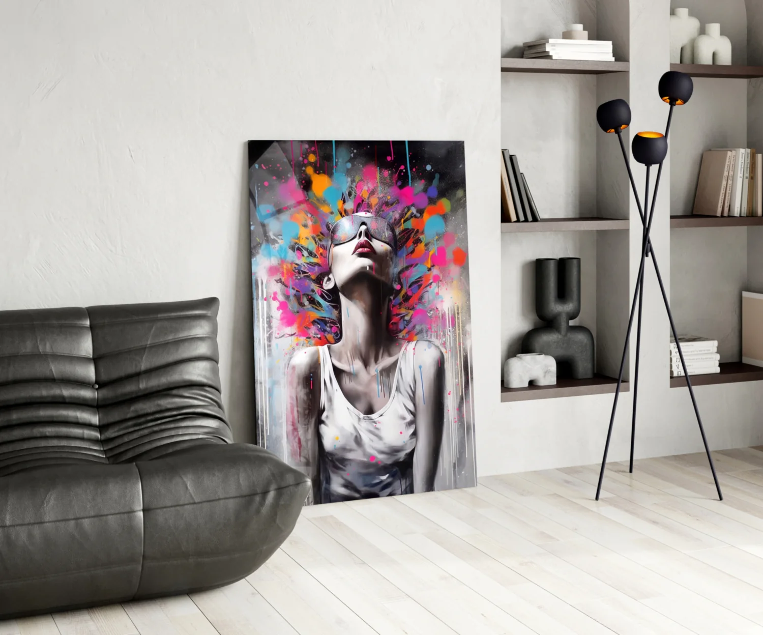 Colors in My Head Glass Wall Art || Designer Collection - Image 5