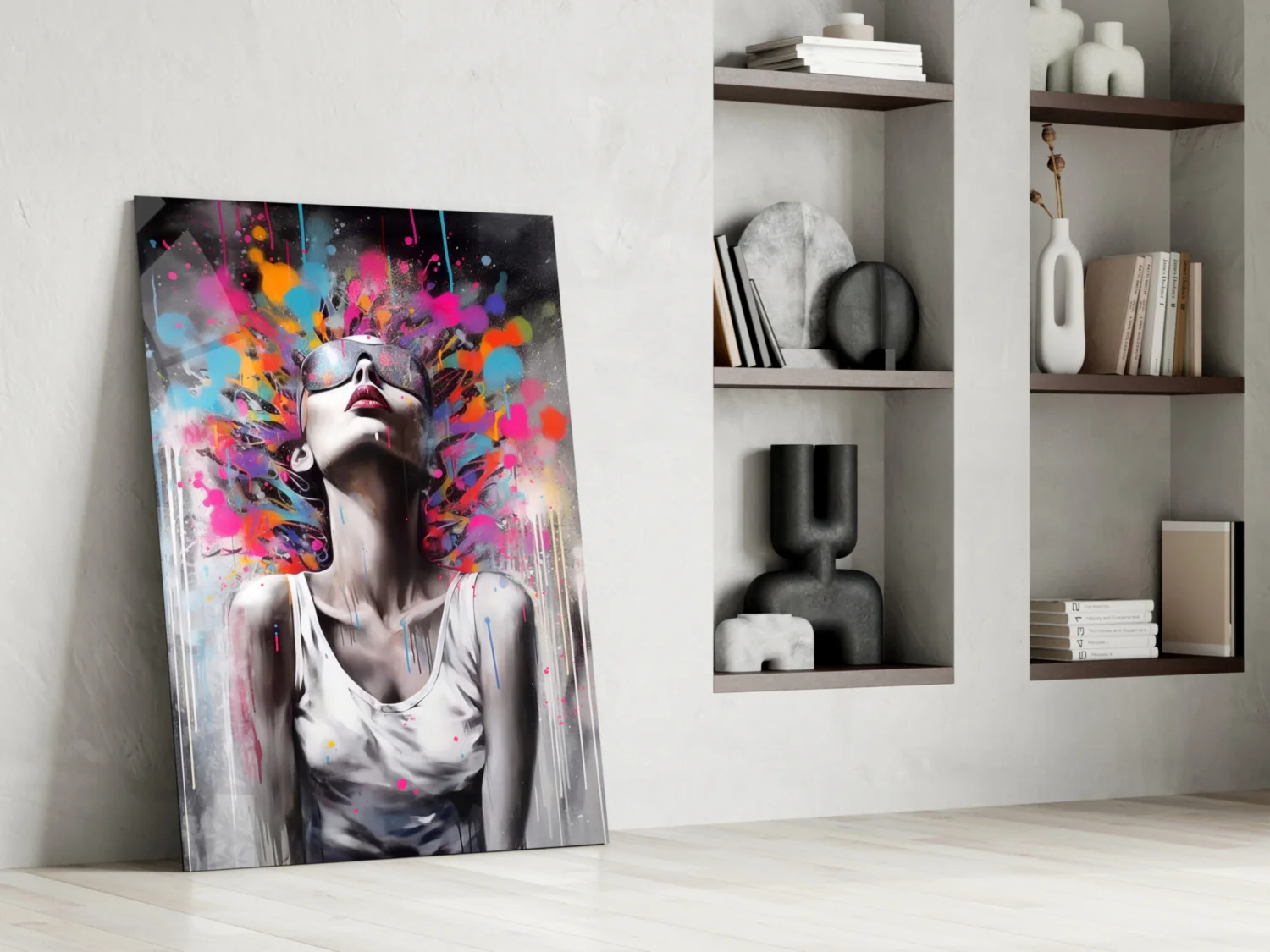 Colors in My Head Glass Wall Art || Designer Collection - Image 6