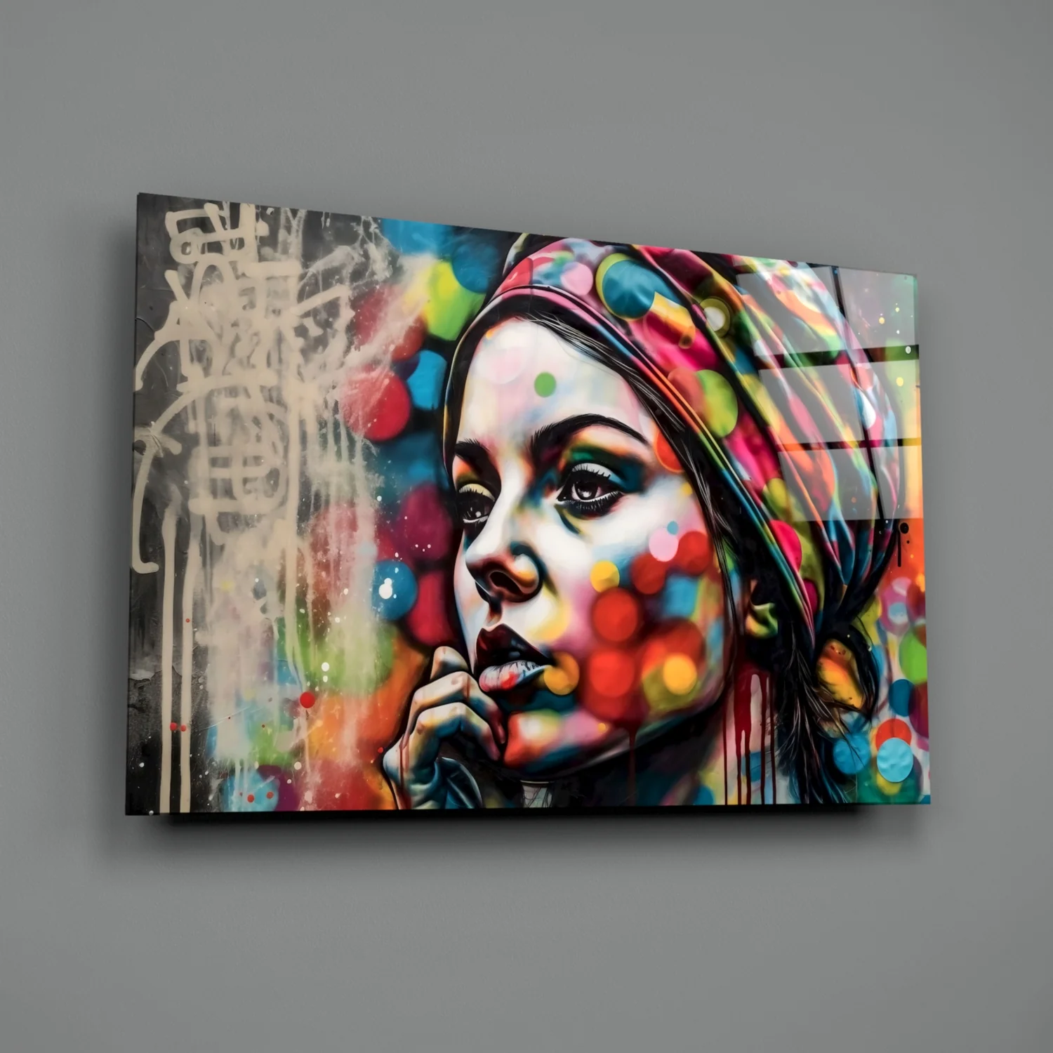 Peaceful Mind Glass Wall Art || Designer Collection - Image 2