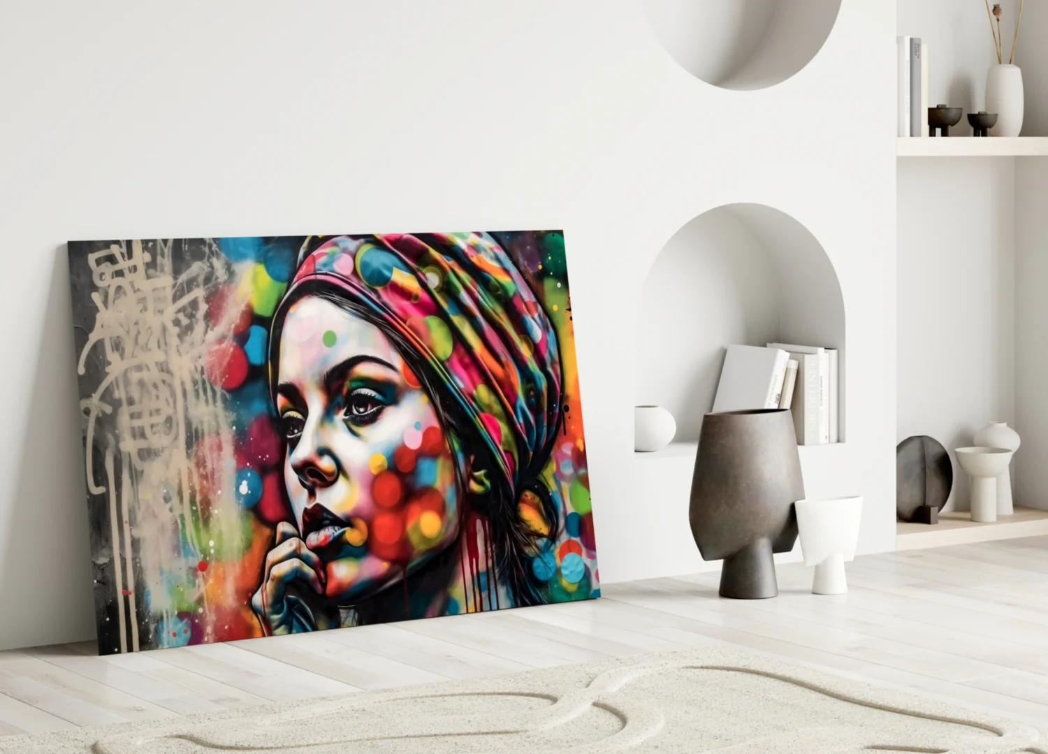 Peaceful Mind Glass Wall Art || Designer Collection - Image 3