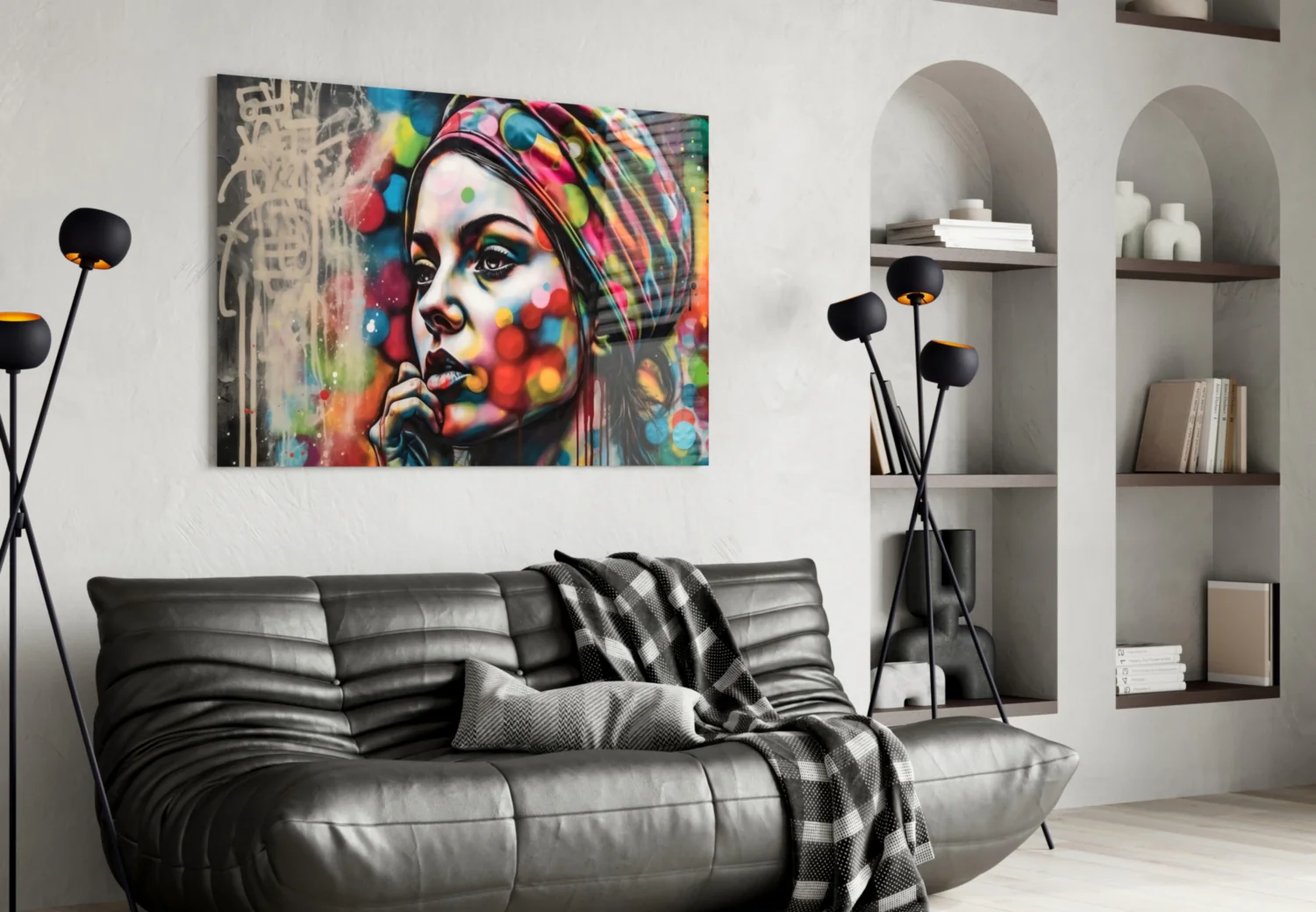 Peaceful Mind Glass Wall Art || Designer Collection - Image 4