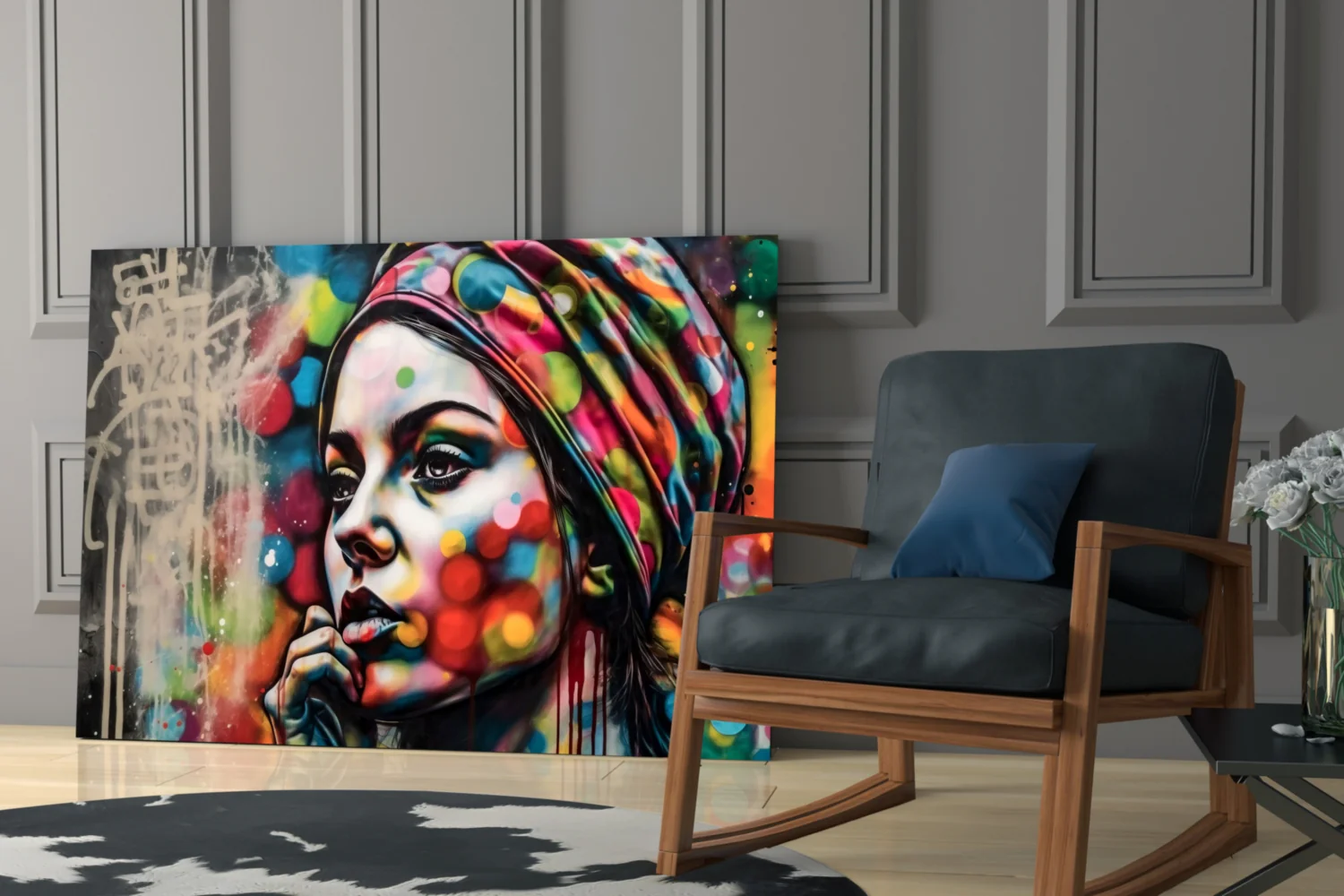 Peaceful Mind Glass Wall Art || Designer Collection - Image 6
