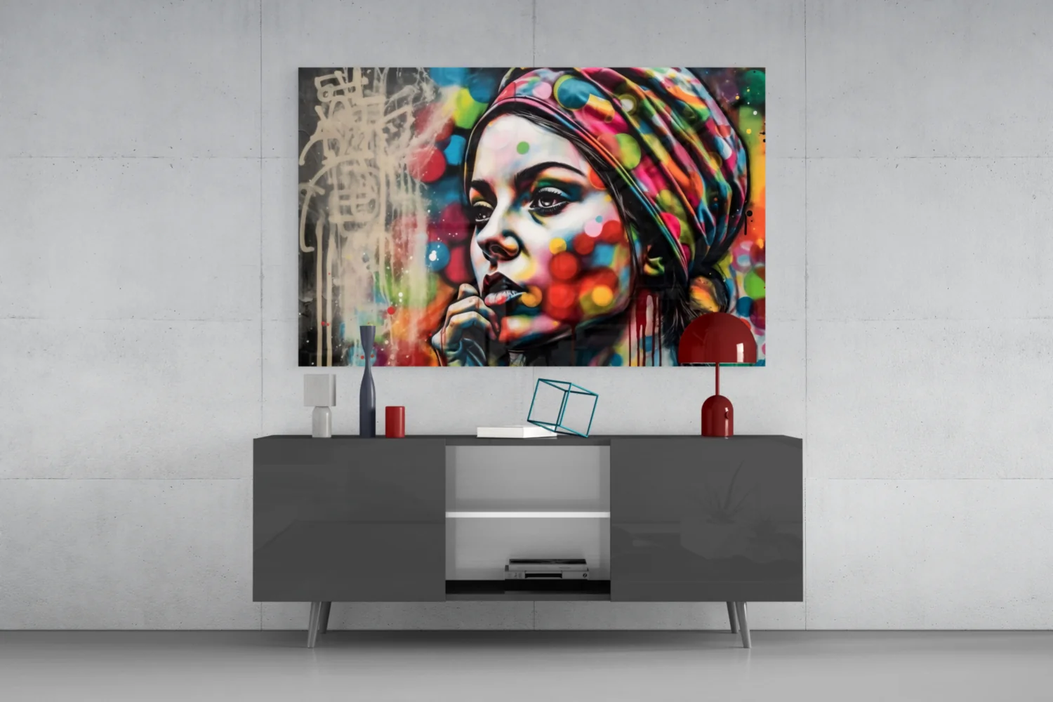 Peaceful Mind Glass Wall Art || Designer Collection - Image 8
