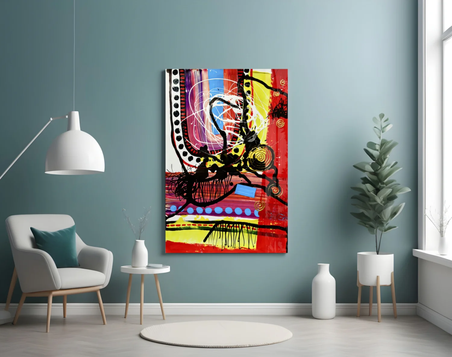 Dance of Abstract Lines || Designer Collection - Image 4