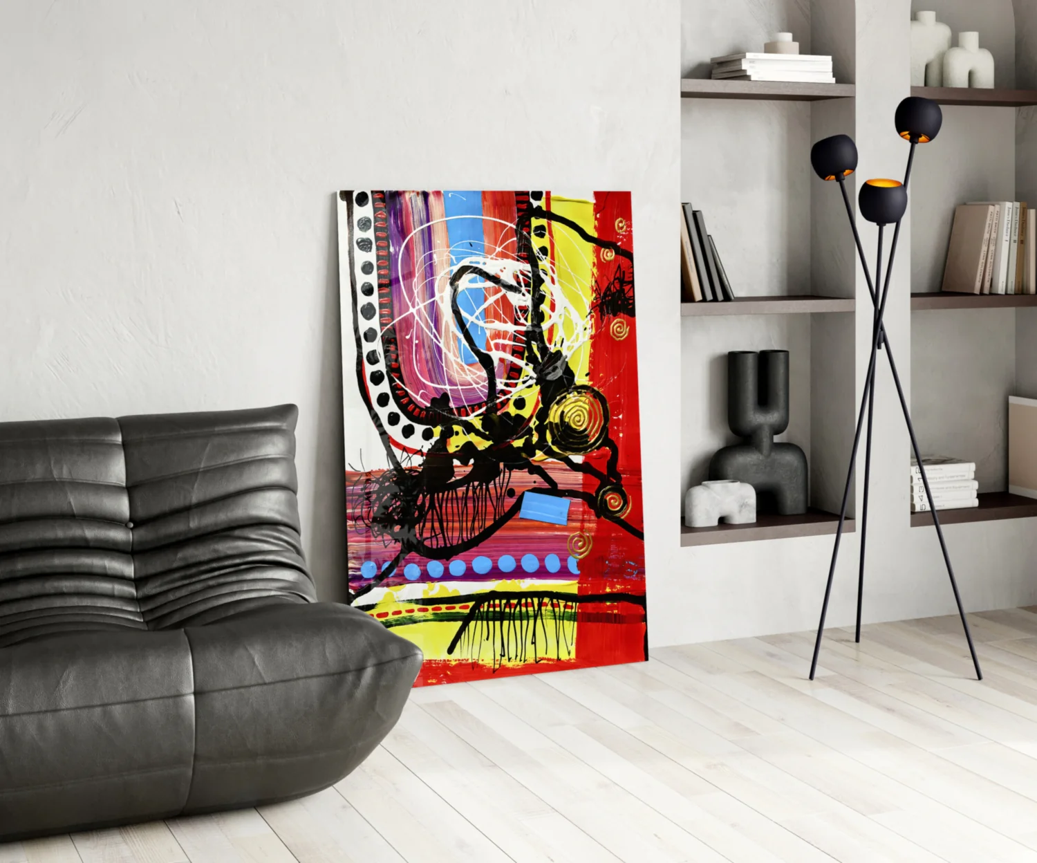 Dance of Abstract Lines || Designer Collection - Image 5