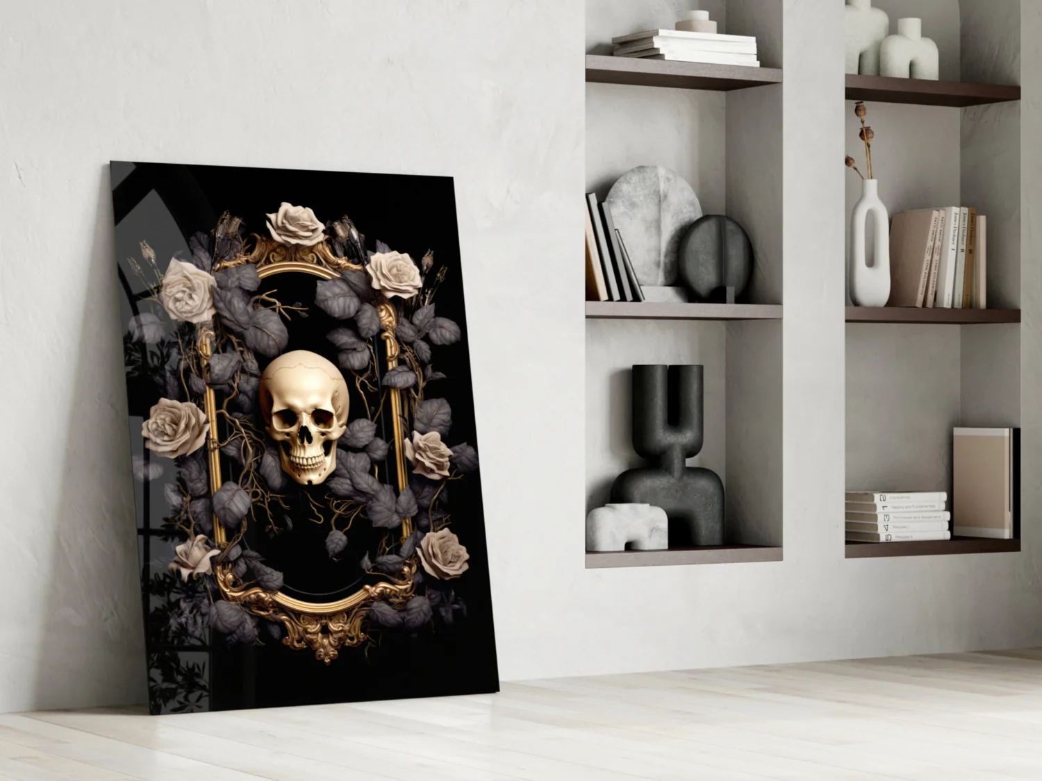 Skull Portrait Glass Wall Art || Designer Collection - Image 6