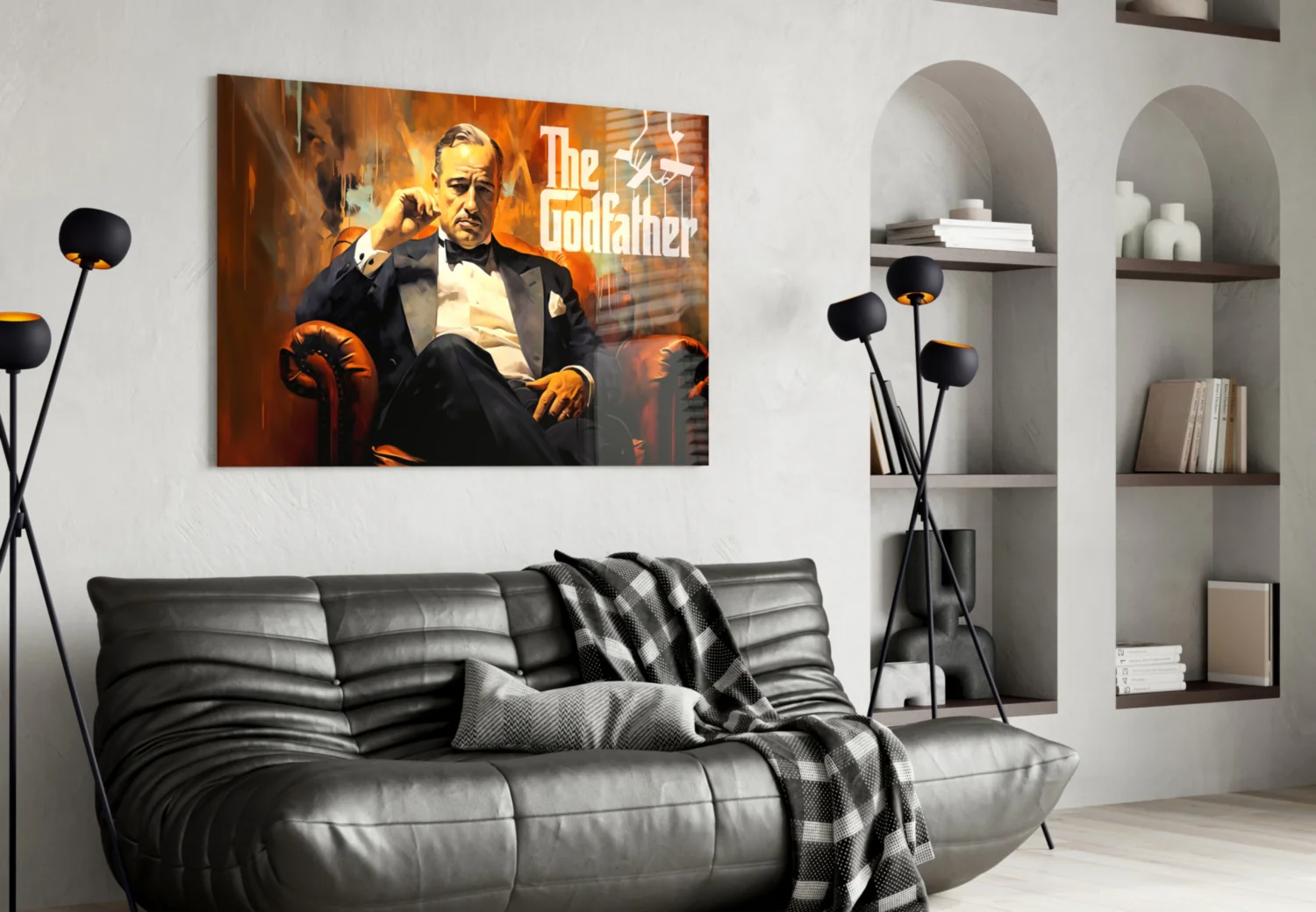 Godfather Glass Wall Art || Designer Collection - Image 4