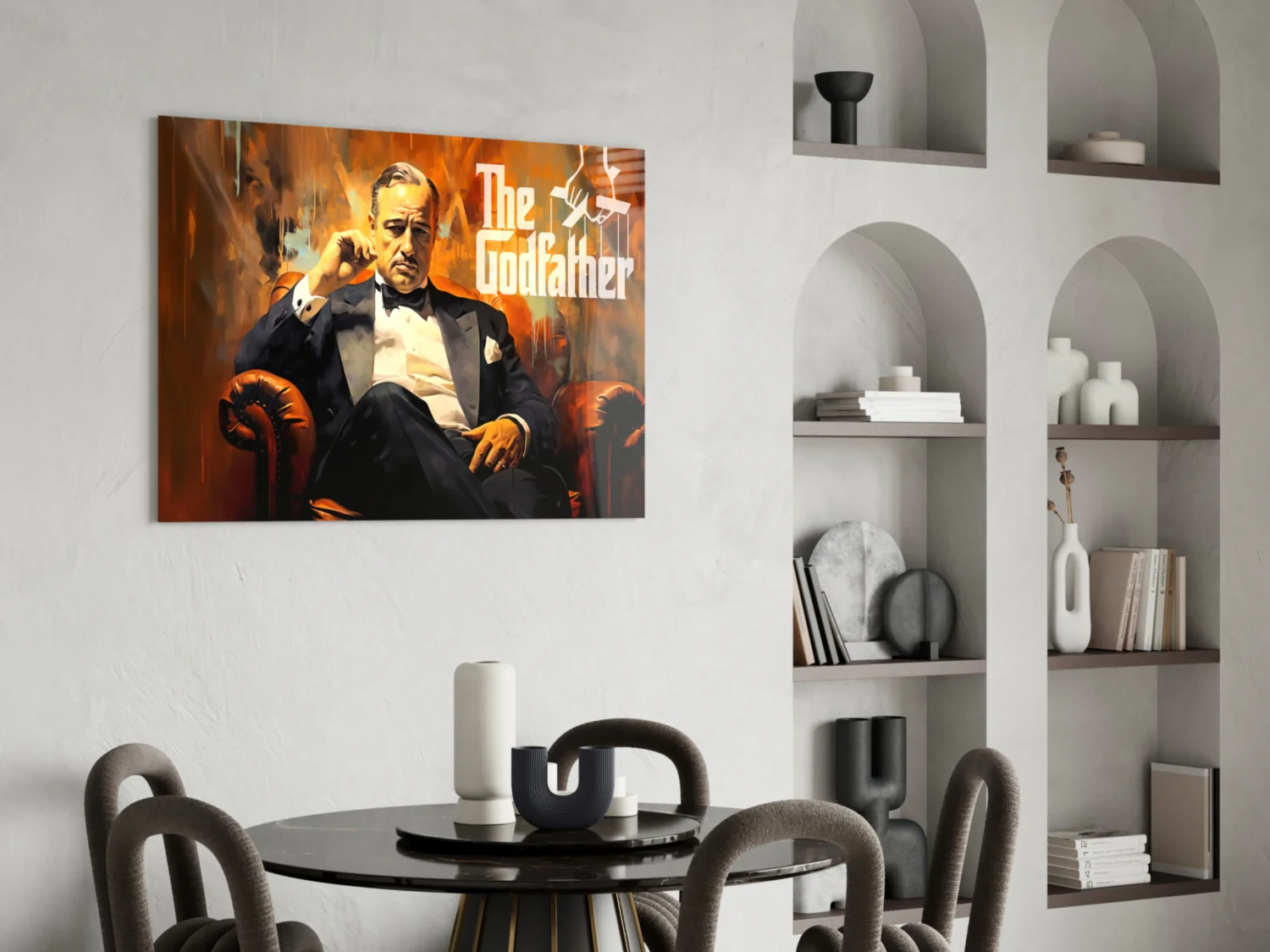 Godfather Glass Wall Art || Designer Collection - Image 5