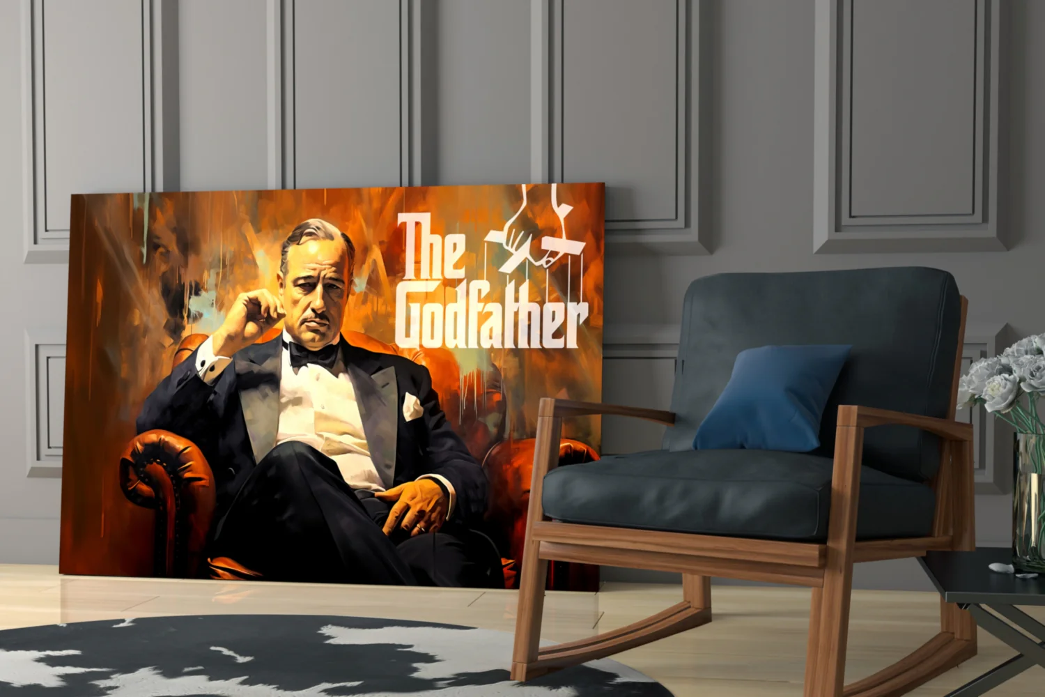 Godfather Glass Wall Art || Designer Collection - Image 6