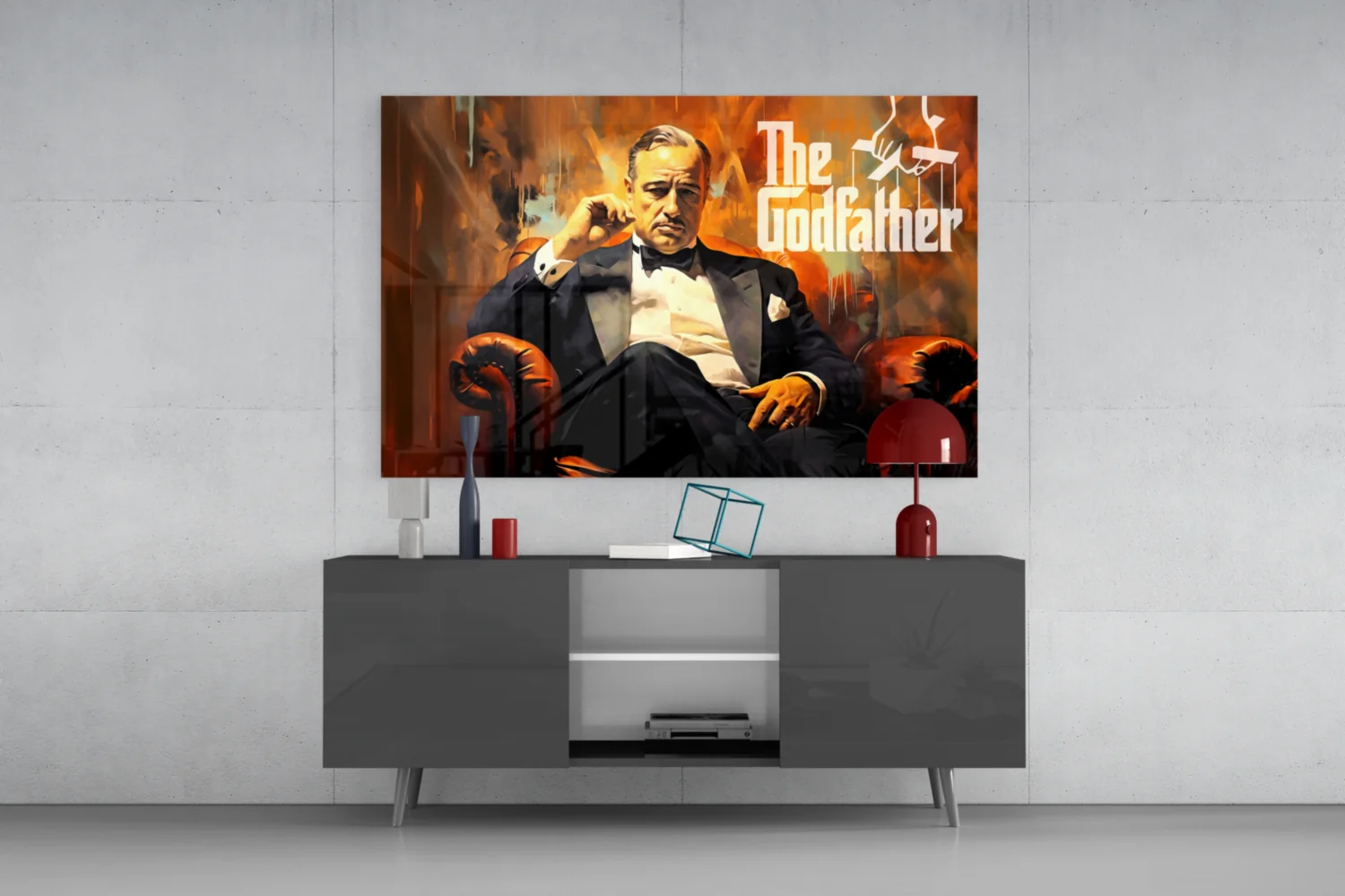Godfather Glass Wall Art || Designer Collection - Image 8