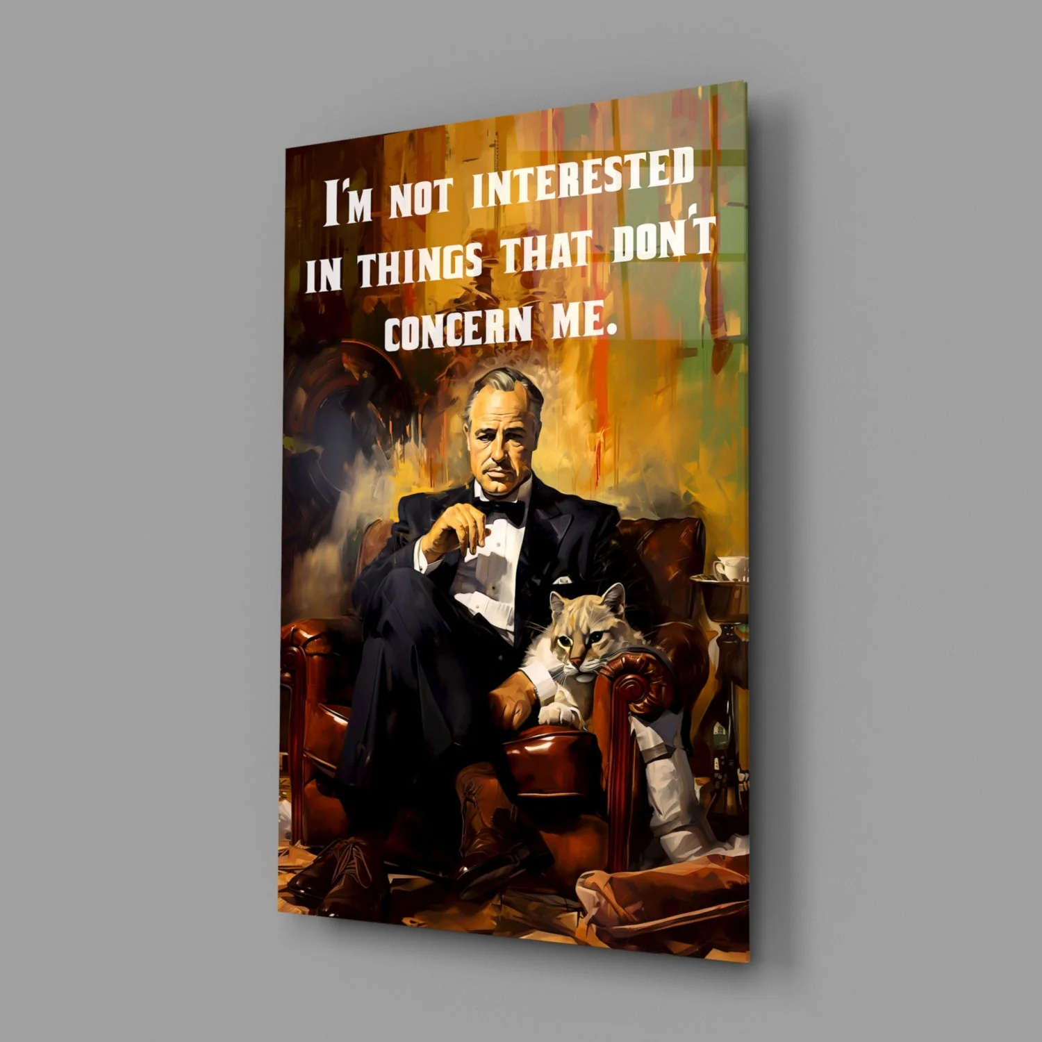 Godfather Glass Wall Art || Designer Collection - Image 2