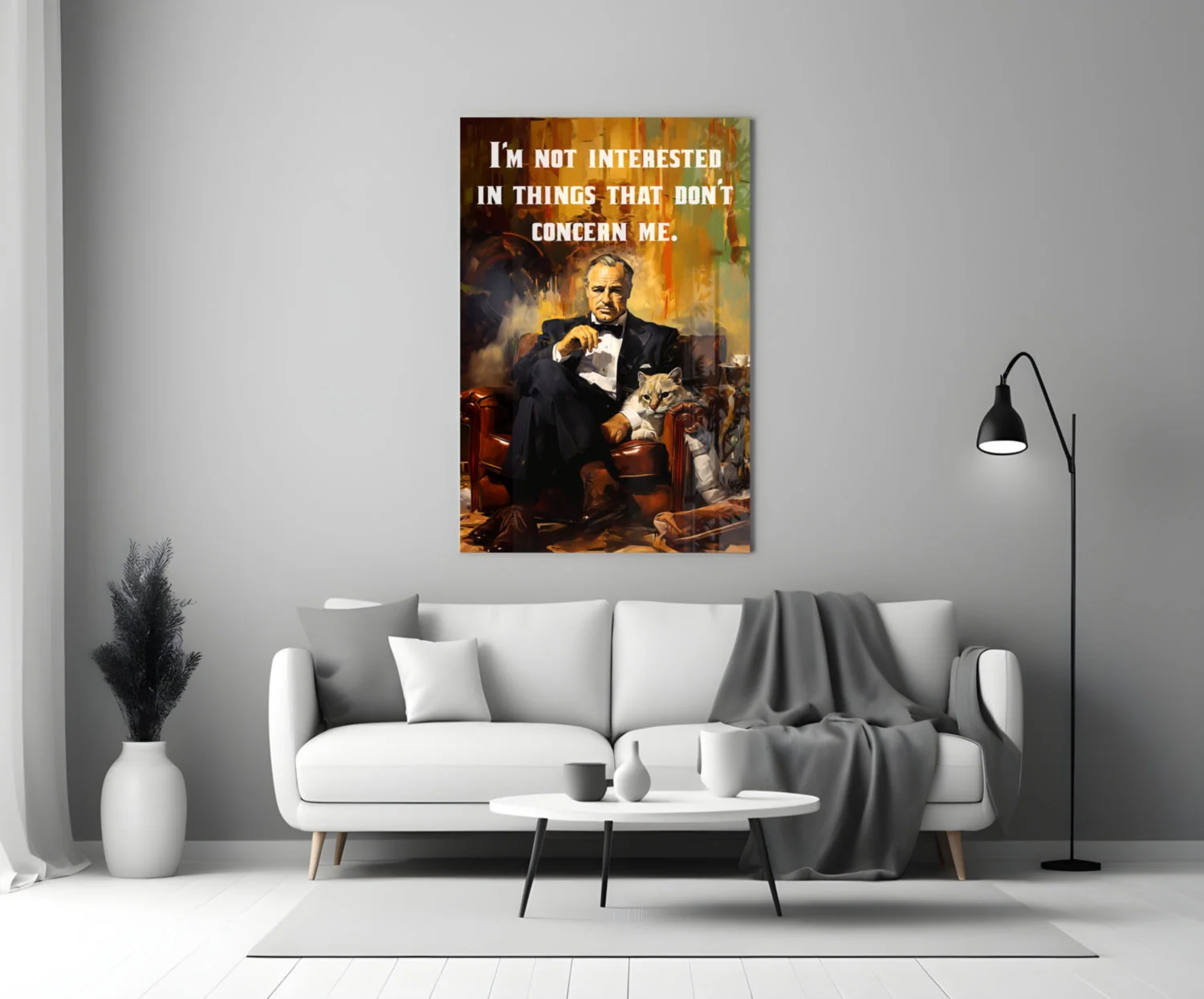 Godfather Glass Wall Art || Designer Collection - Image 3