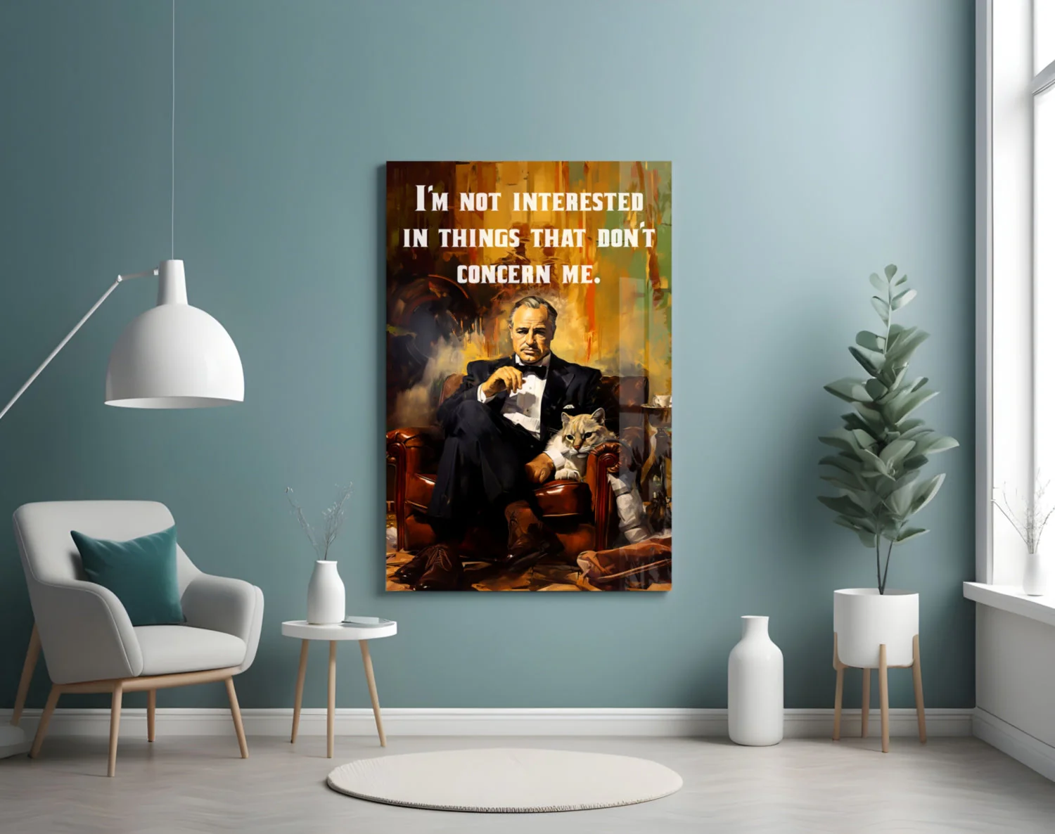 Godfather Glass Wall Art || Designer Collection - Image 4