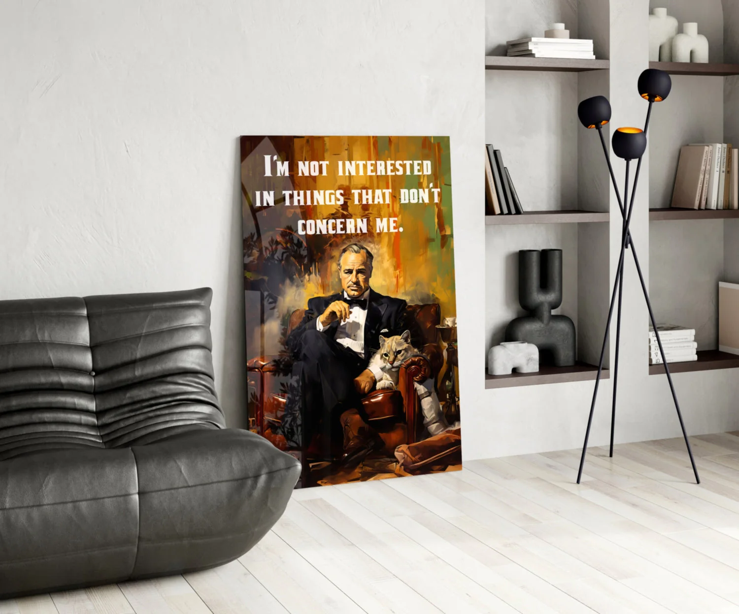 Godfather Glass Wall Art || Designer Collection - Image 5