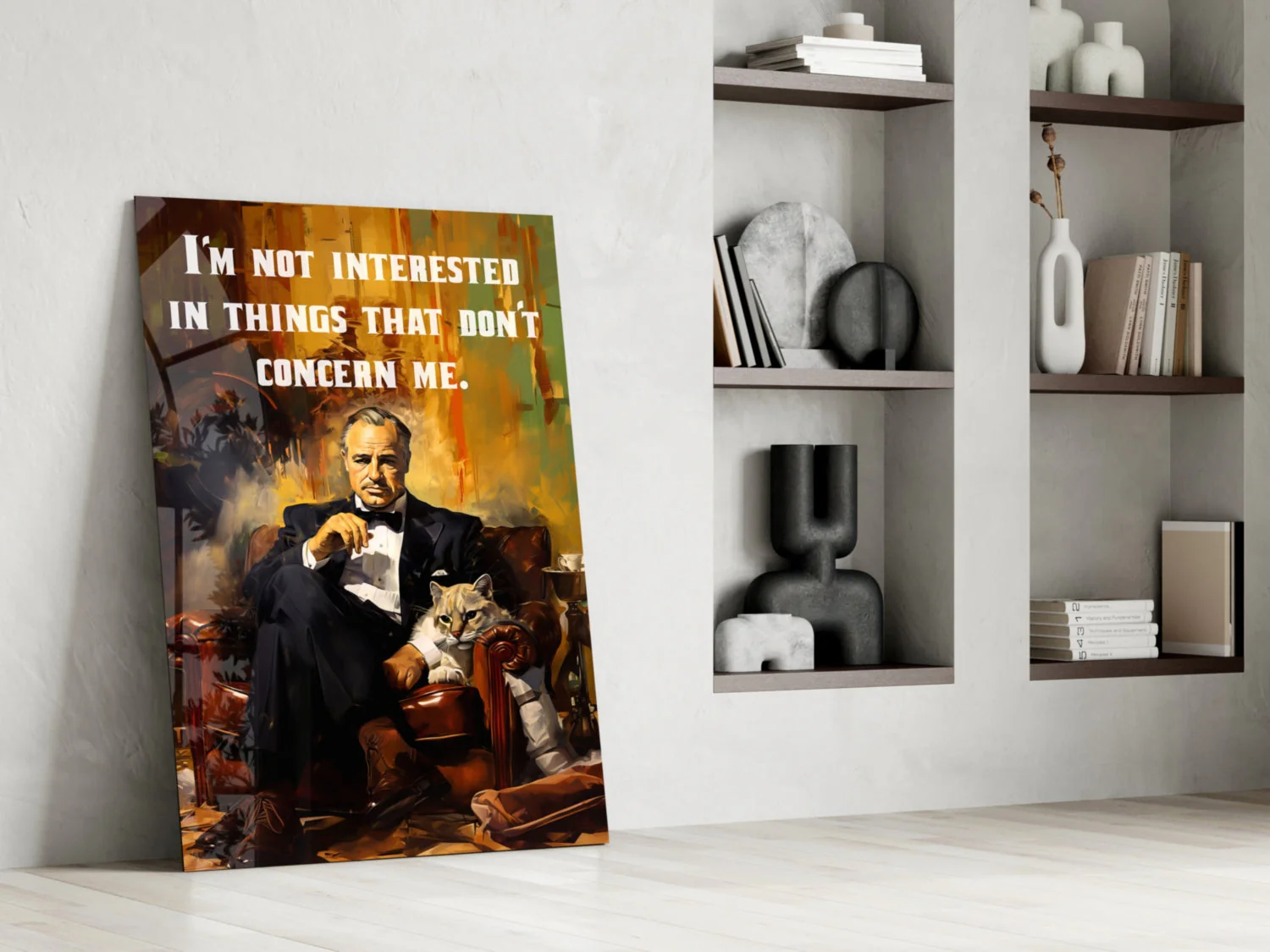 Godfather Glass Wall Art || Designer Collection - Image 6