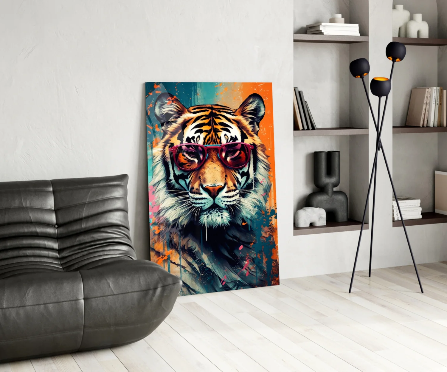 Cool Tiger Glass Wall Art || Designer Collection - Image 5