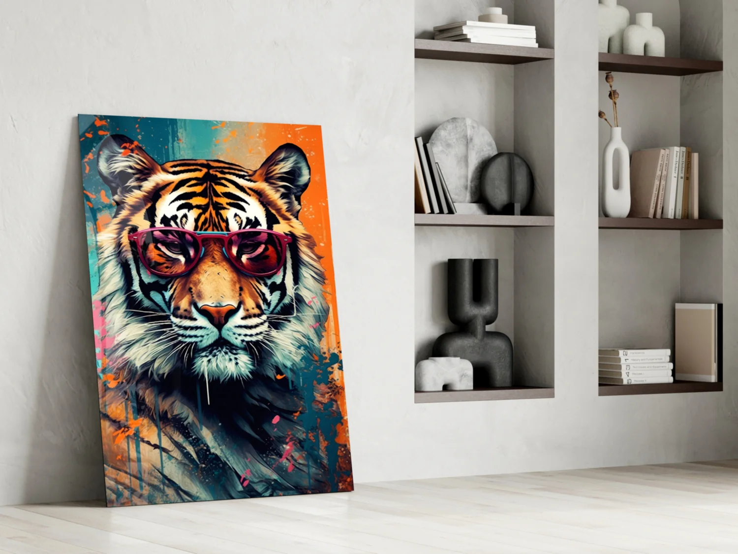 Cool Tiger Glass Wall Art || Designer Collection - Image 6